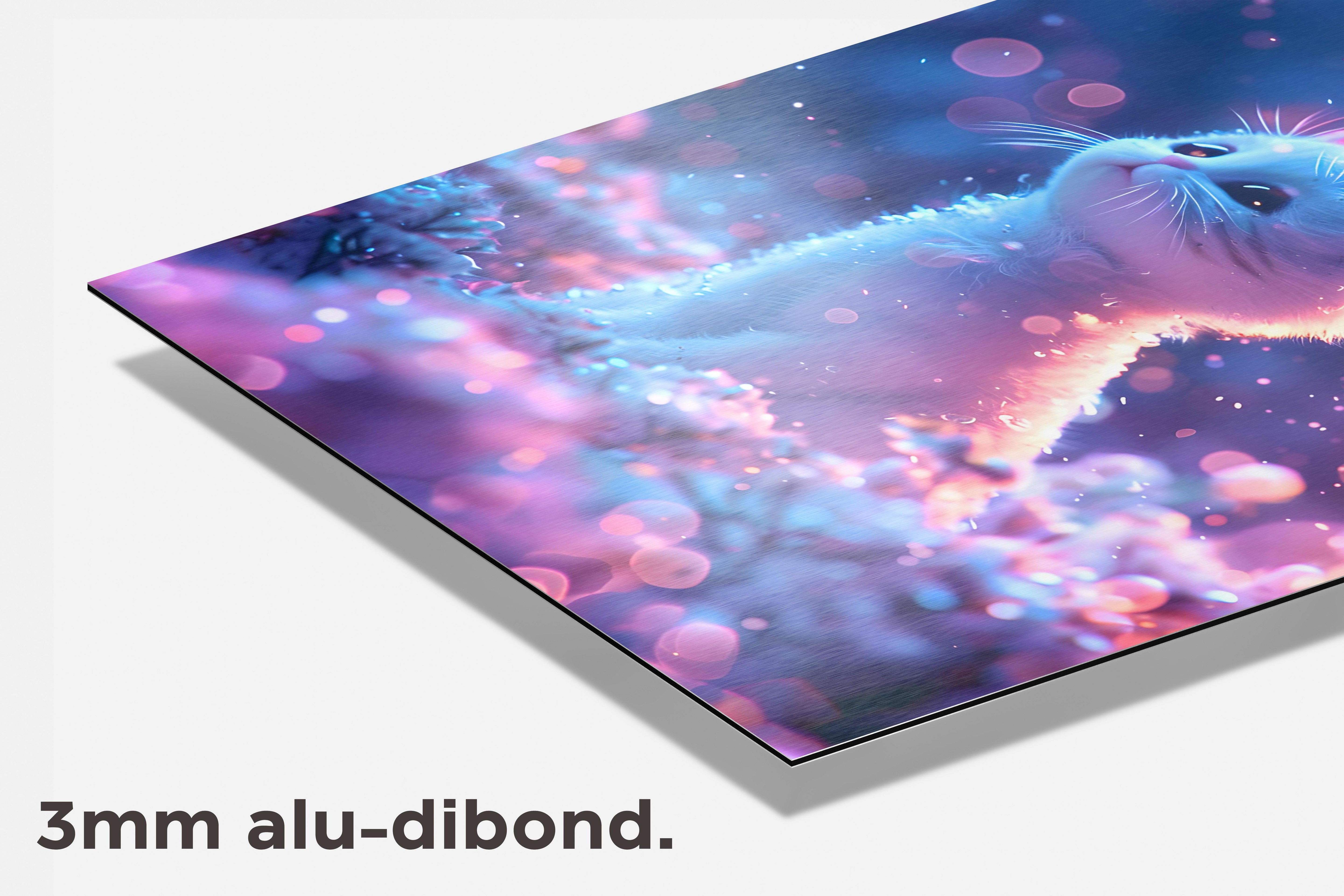 Kitten dibond detail