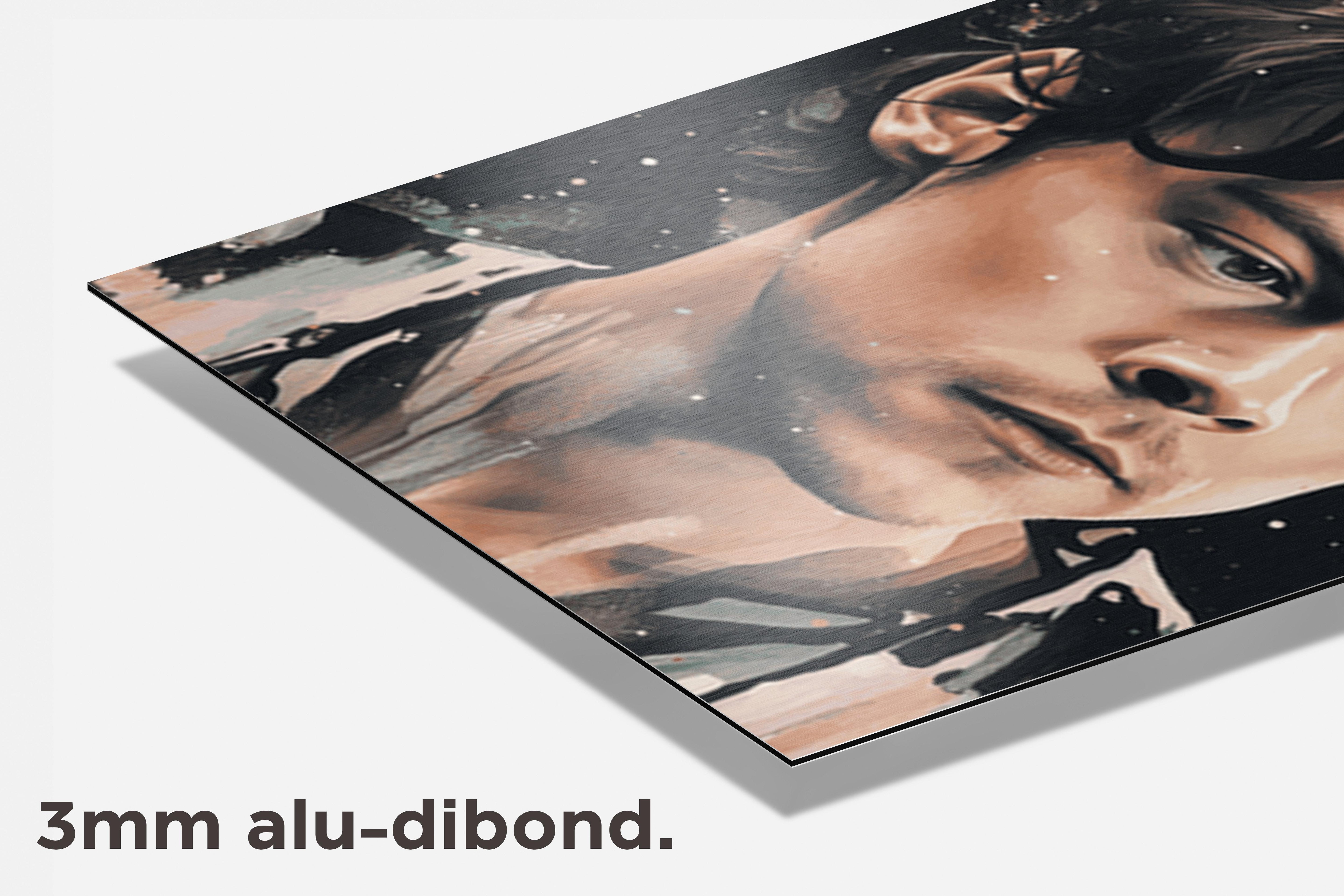 Harry Styles dibond detail