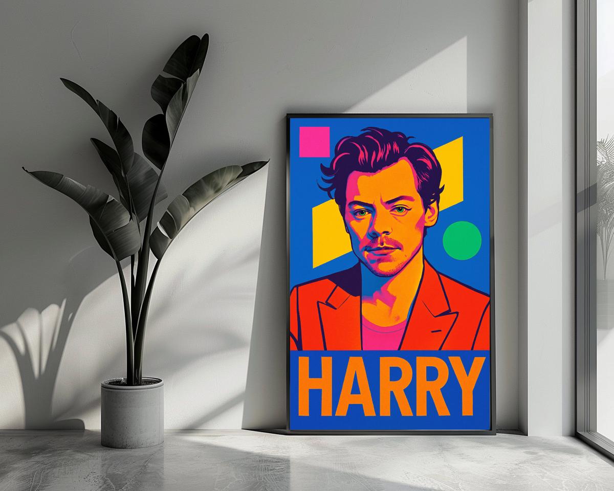 Harry Styles Pop Art poster van 25 Artstreet