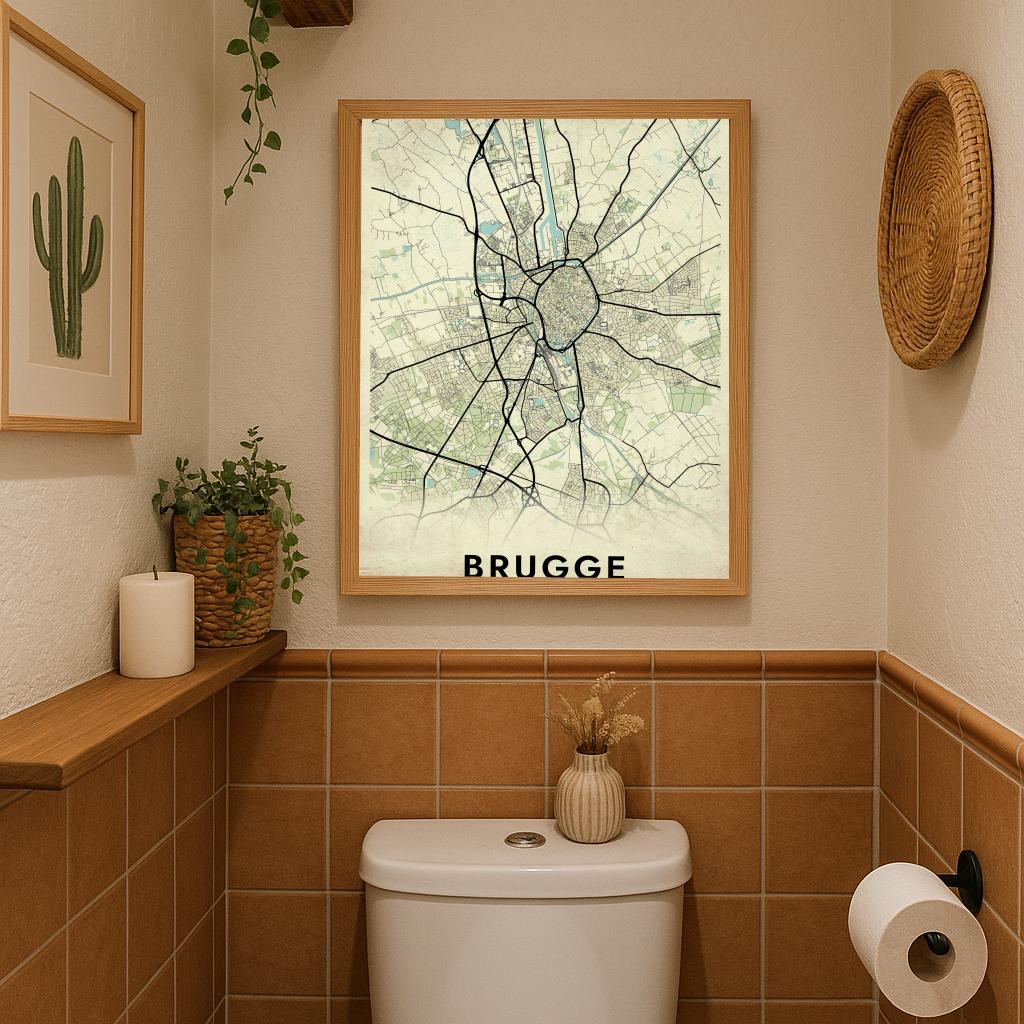 Brugge Vintage poster sfeerbeeld 3