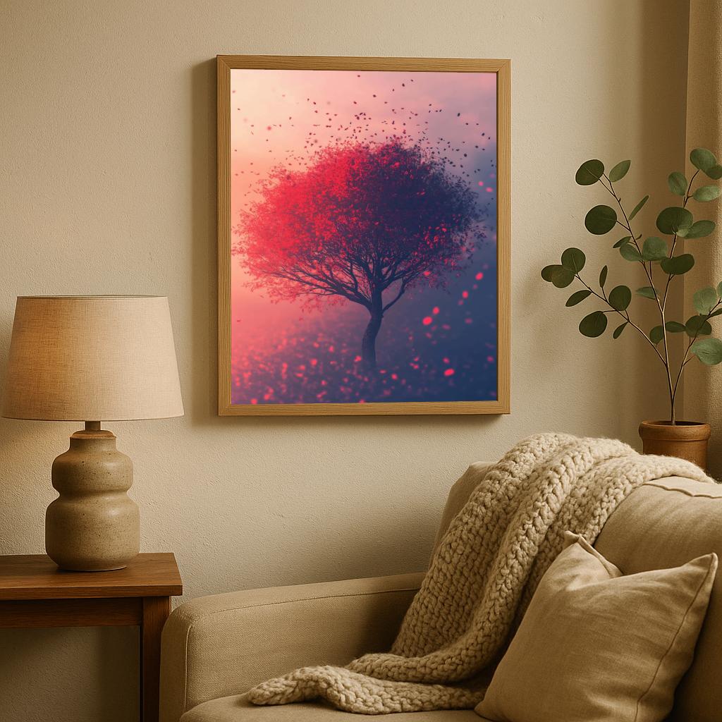 Tree Minimalist poster sfeerbeeld 1