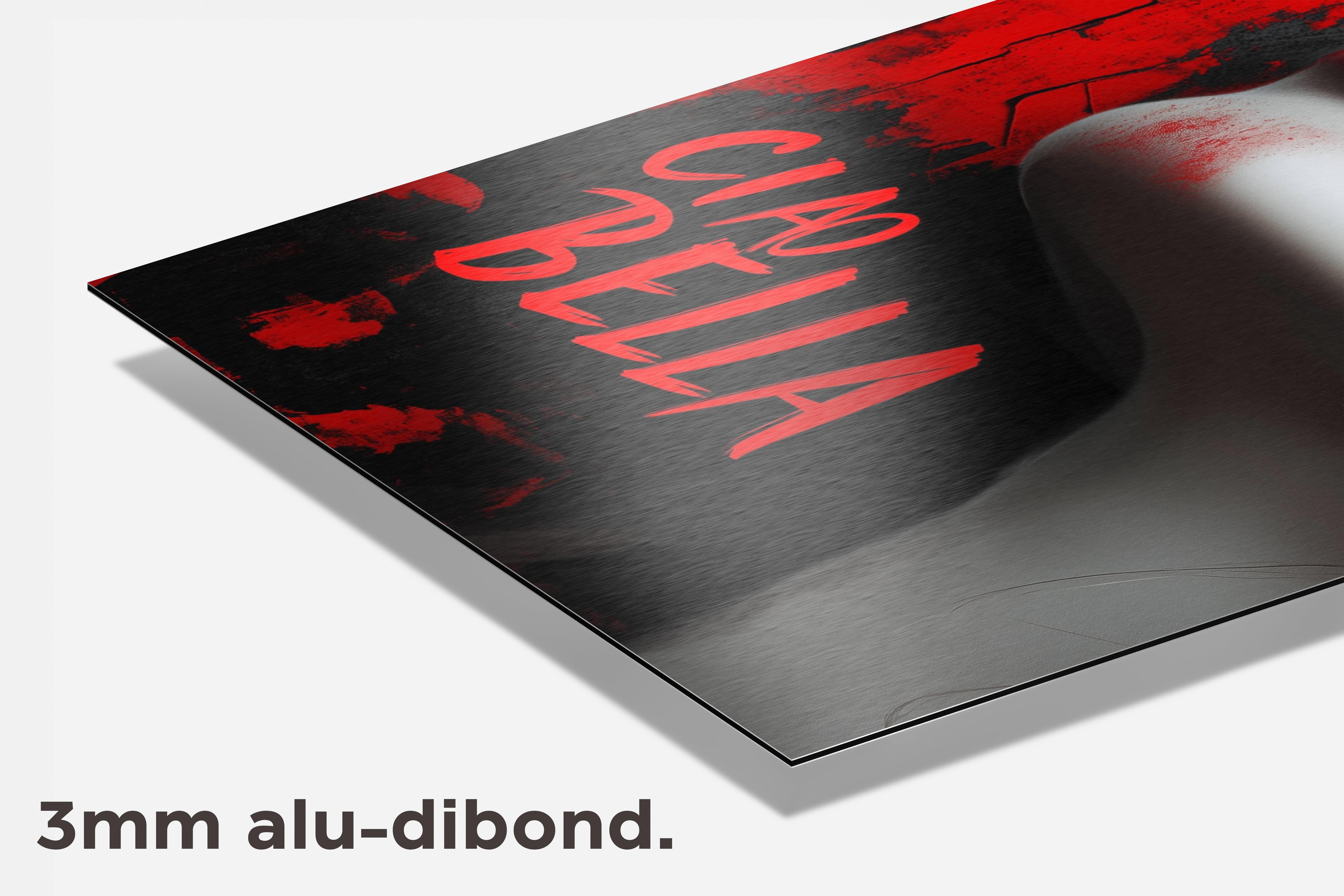 Ciao Bella dibond detail