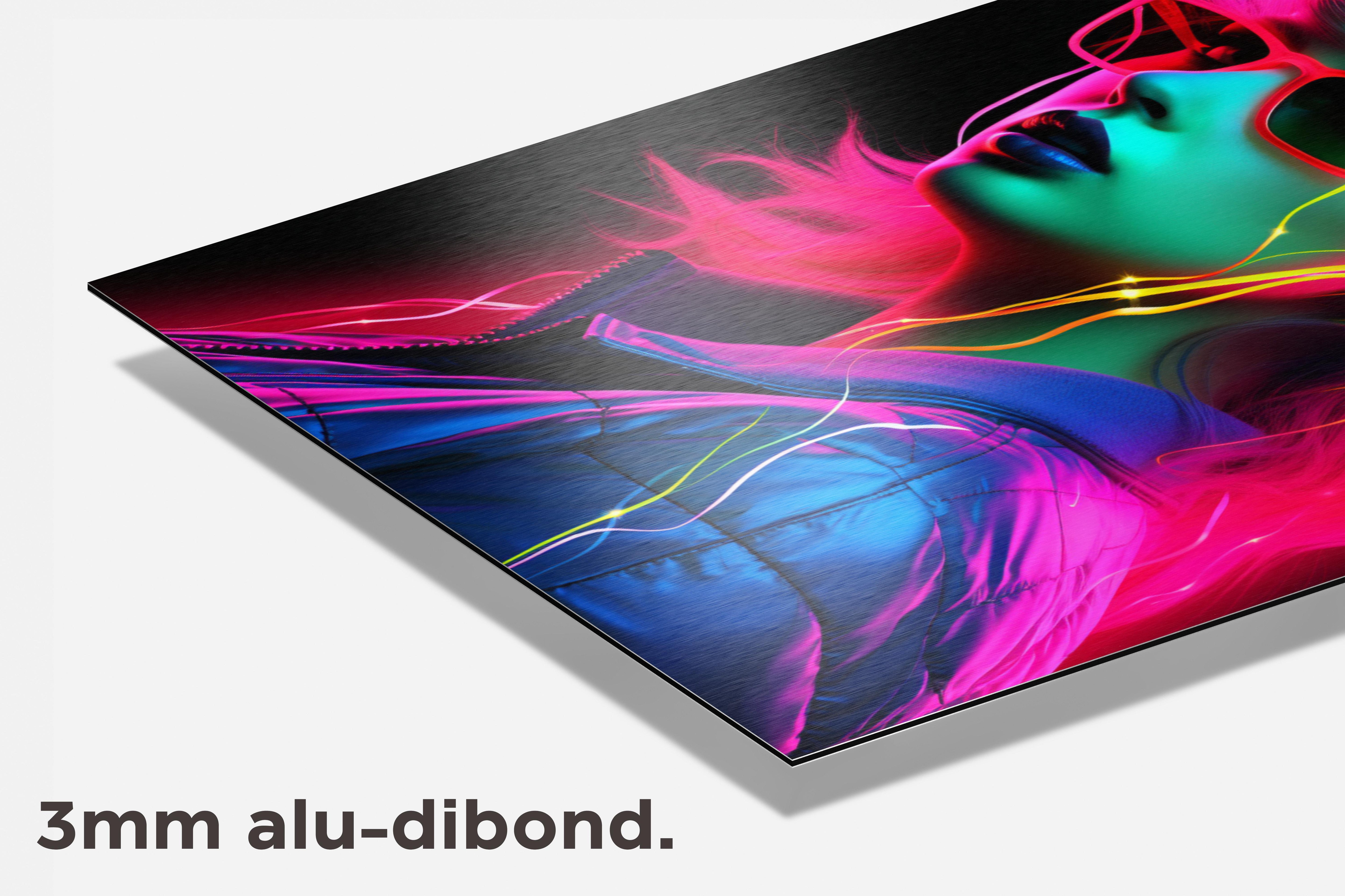 Taylor Swift Neon dibond detail