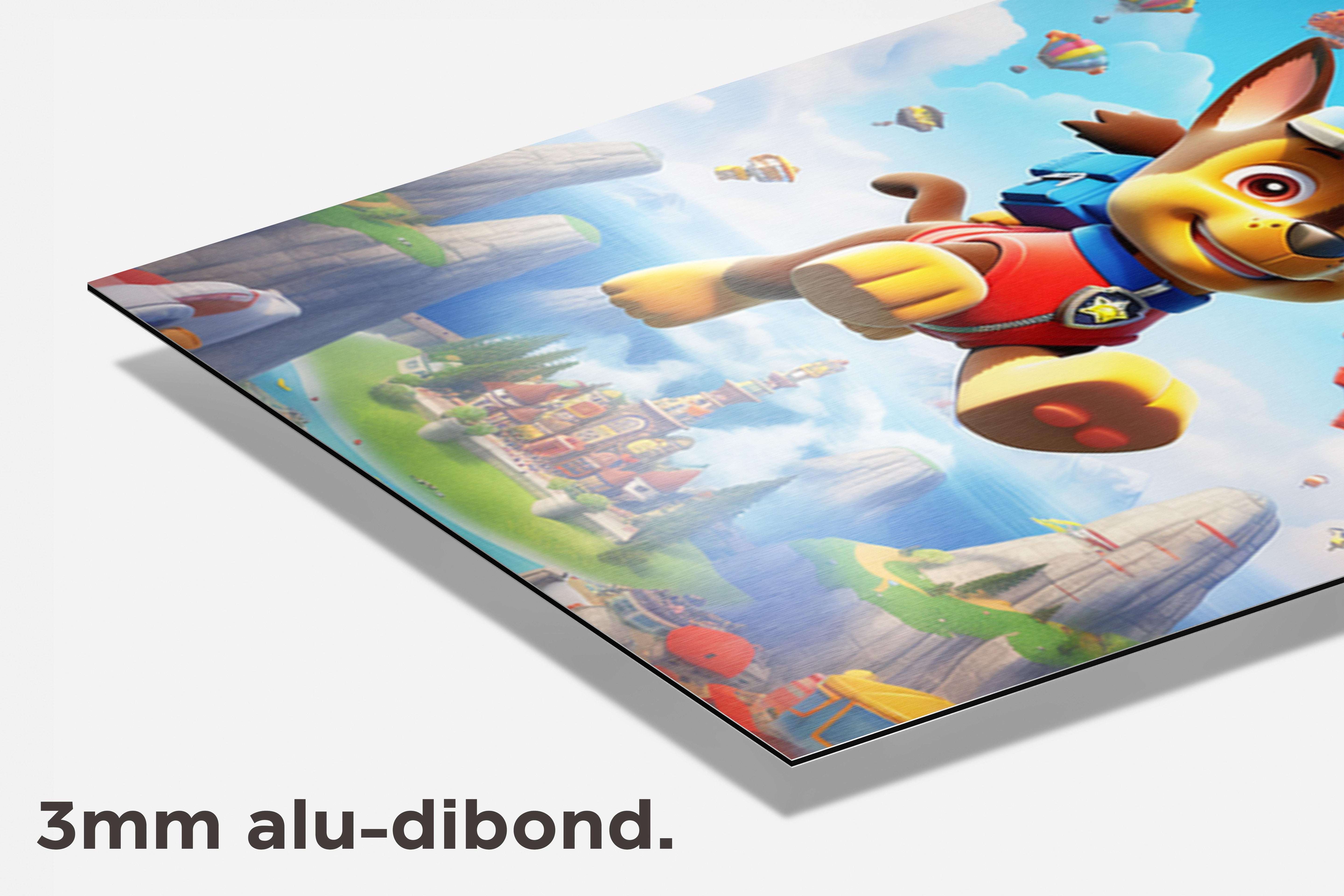 Paw Patrol Ballon dibond detail
