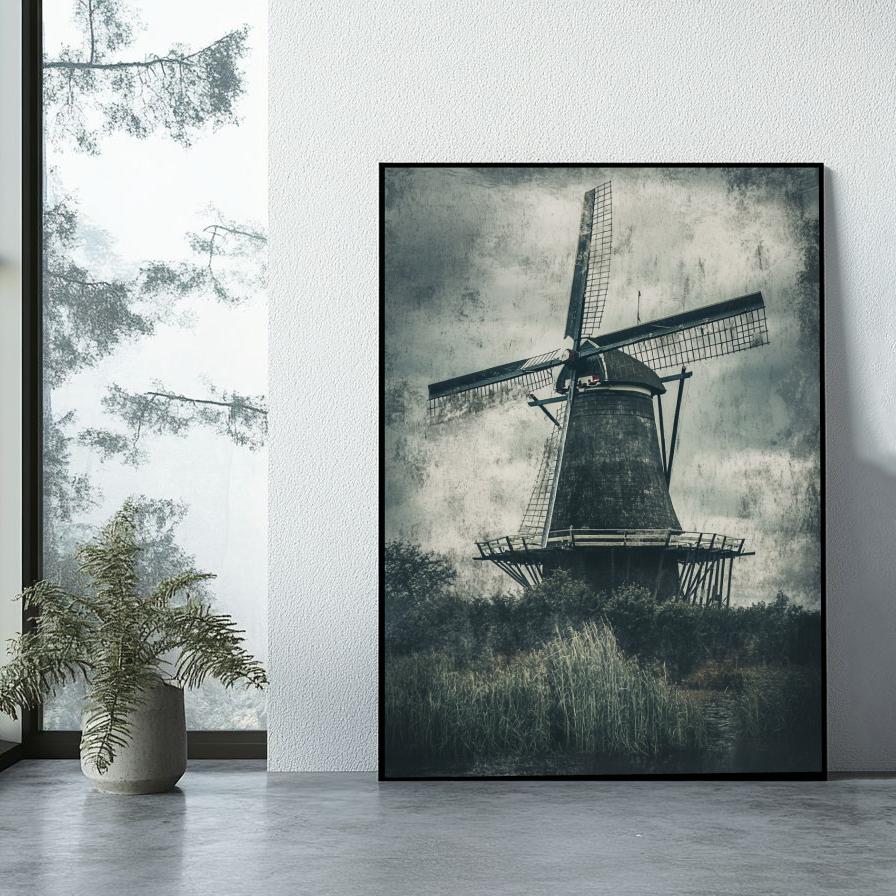 Windmill Vintage poster sfeerbeeld 1