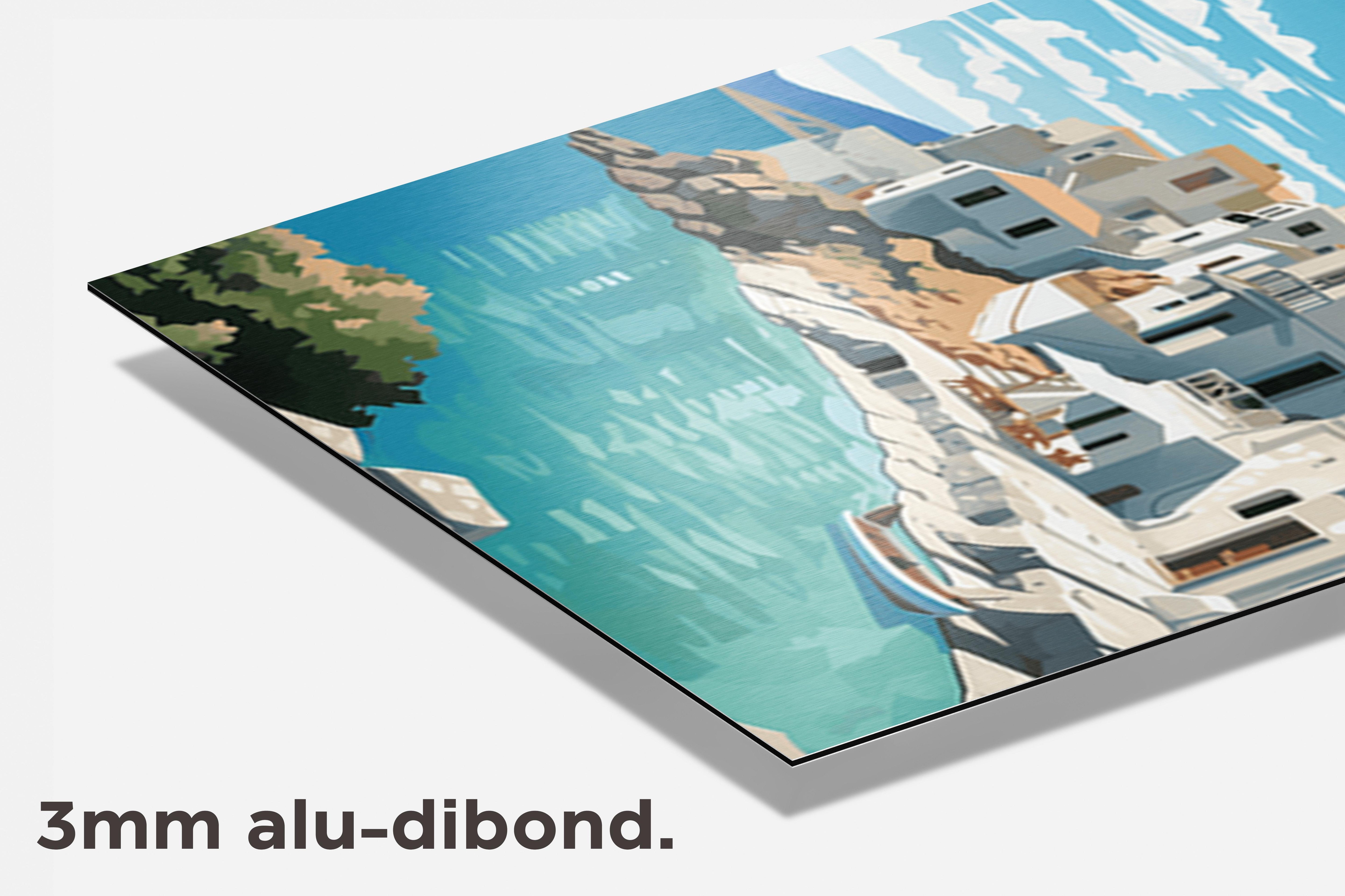 Santorini Kust dibond detail