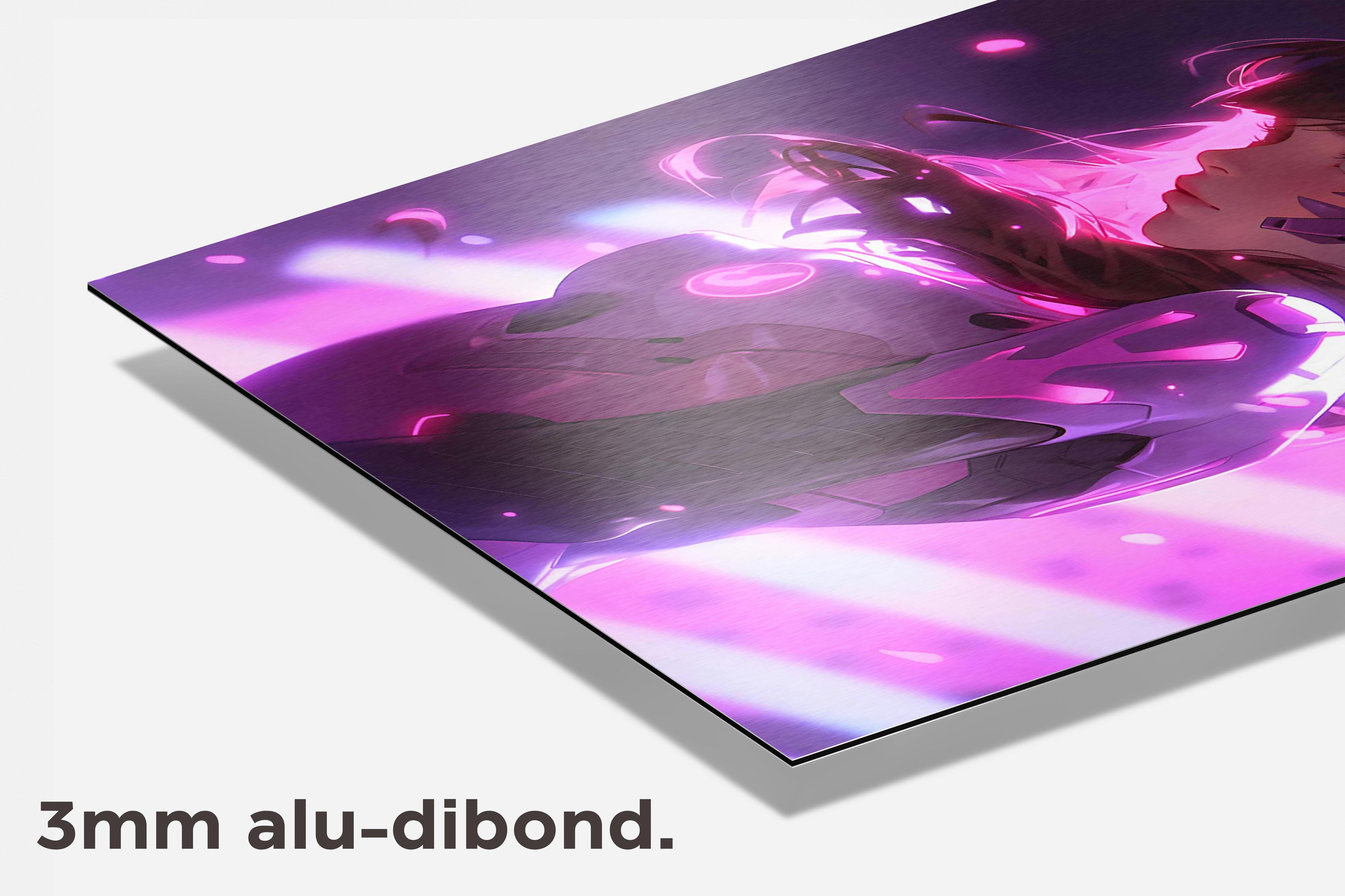 Overwatch DVa dibond detail