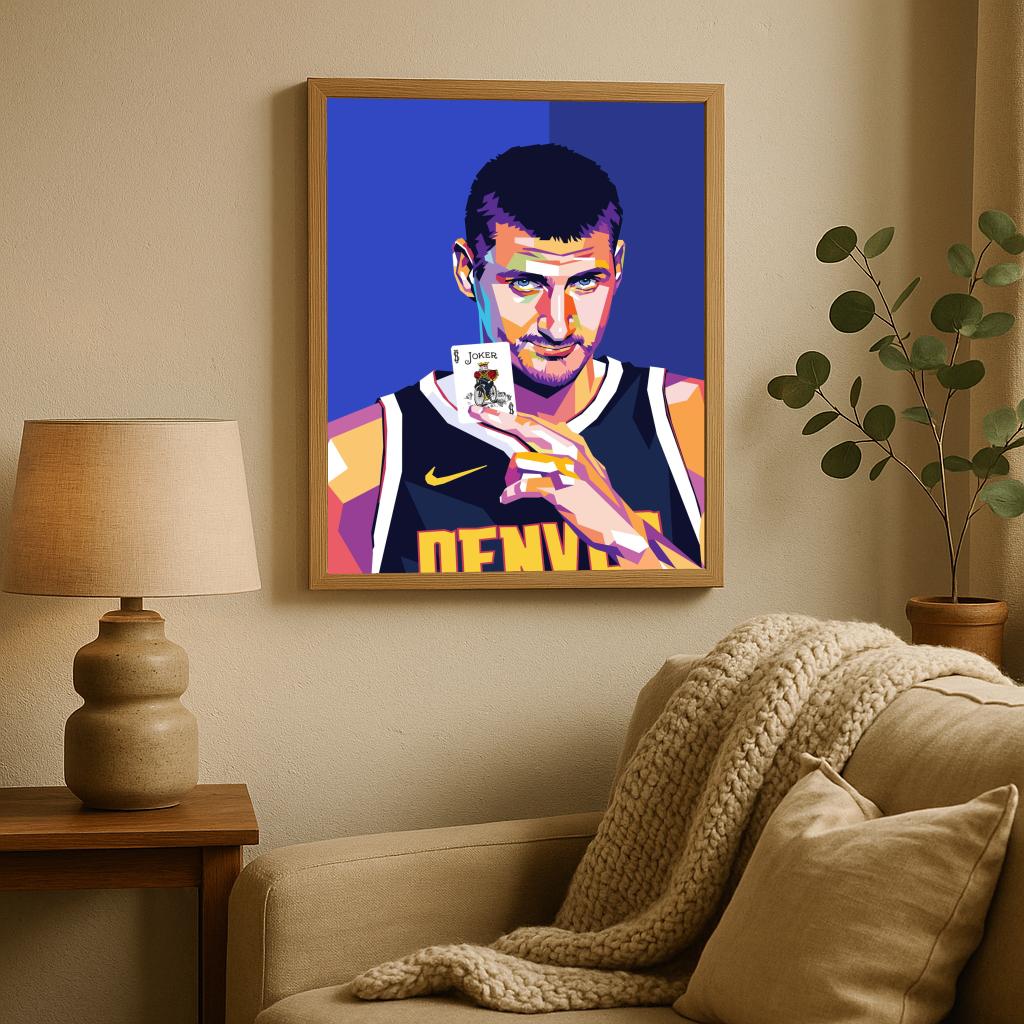 Nikola Jokić poster sfeerbeeld 2