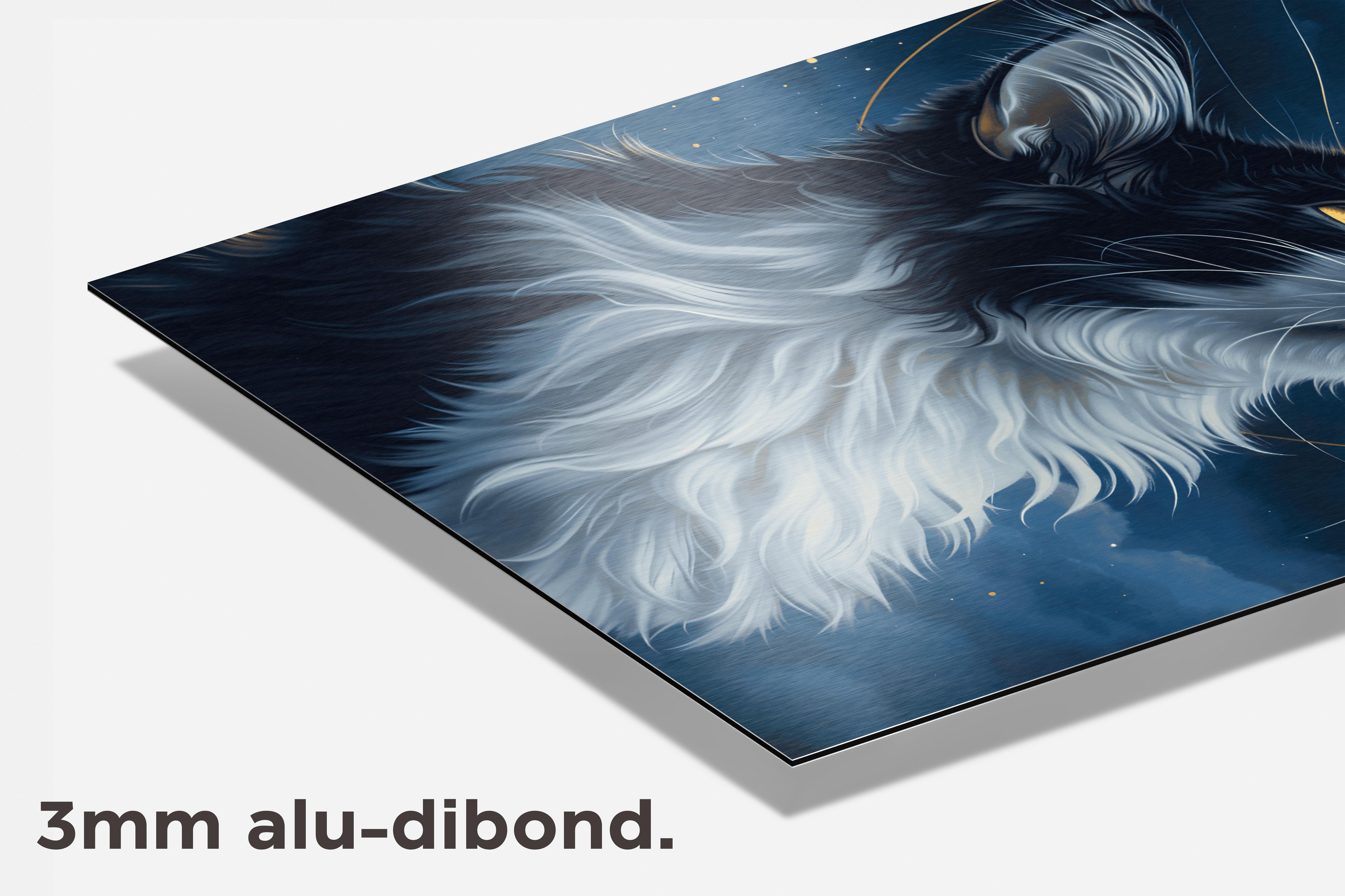 Kat Vlinder dibond detail
