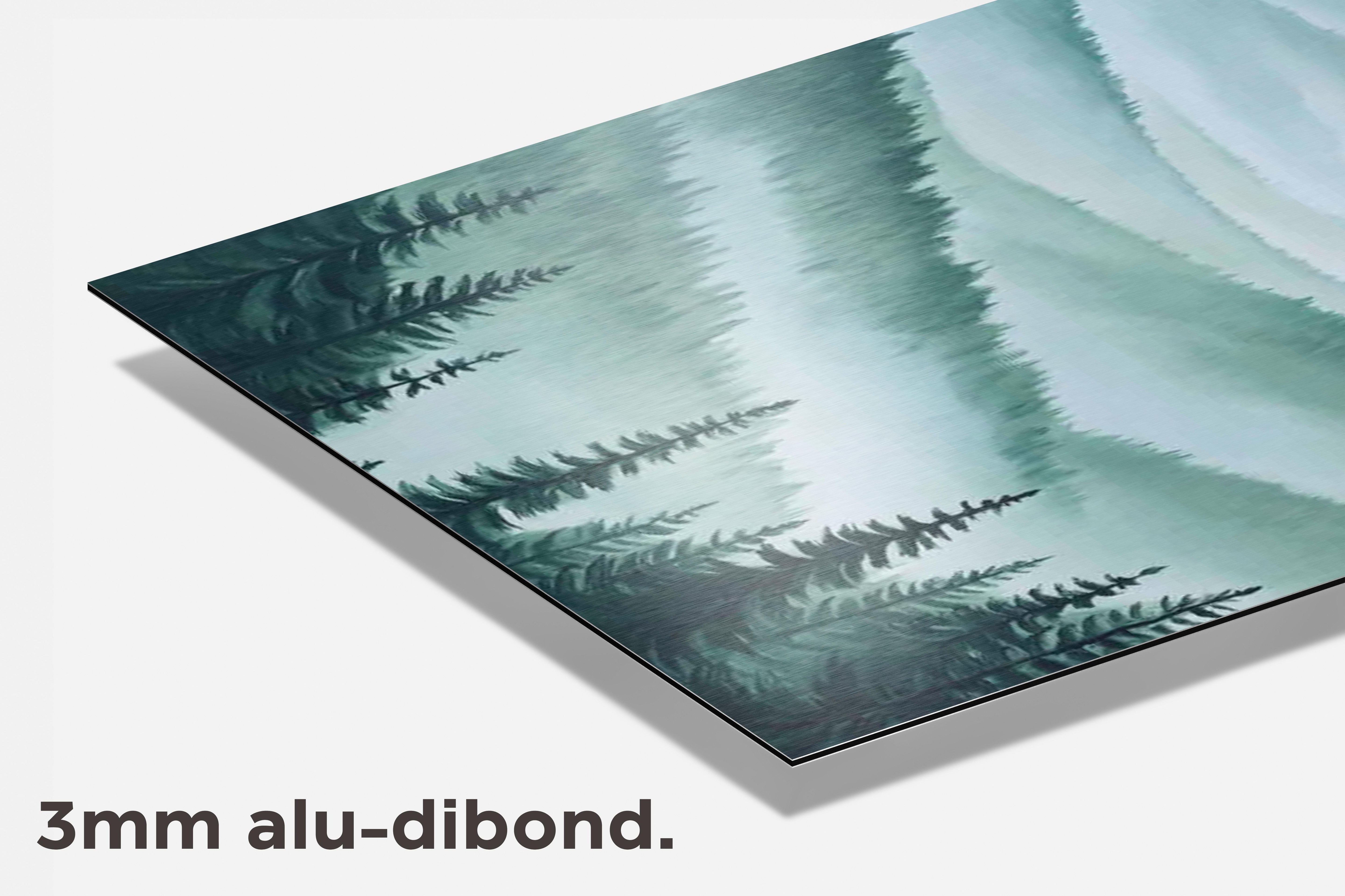 Groene Natuur dibond detail