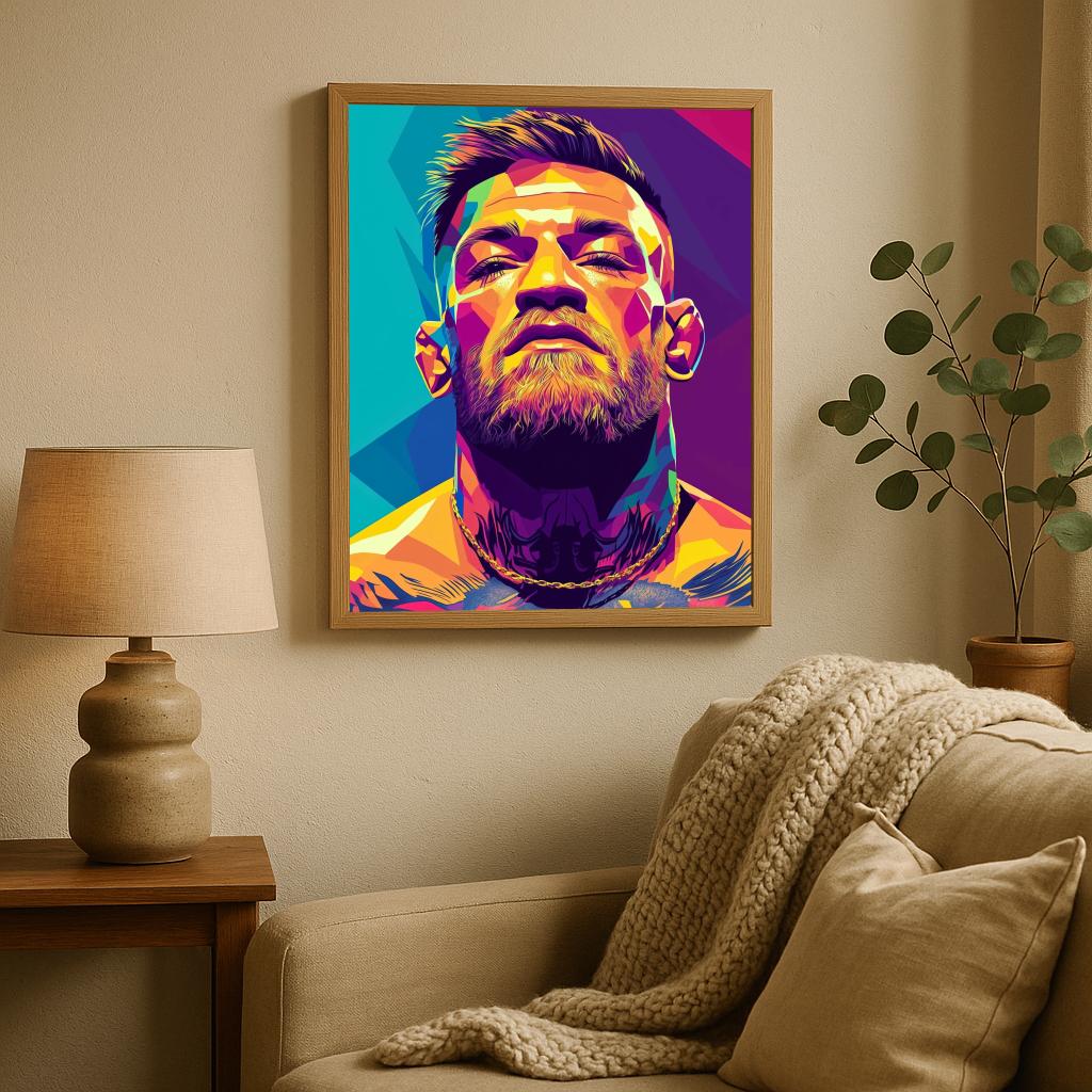 Conor McGregor Pop Art poster sfeerbeeld 1