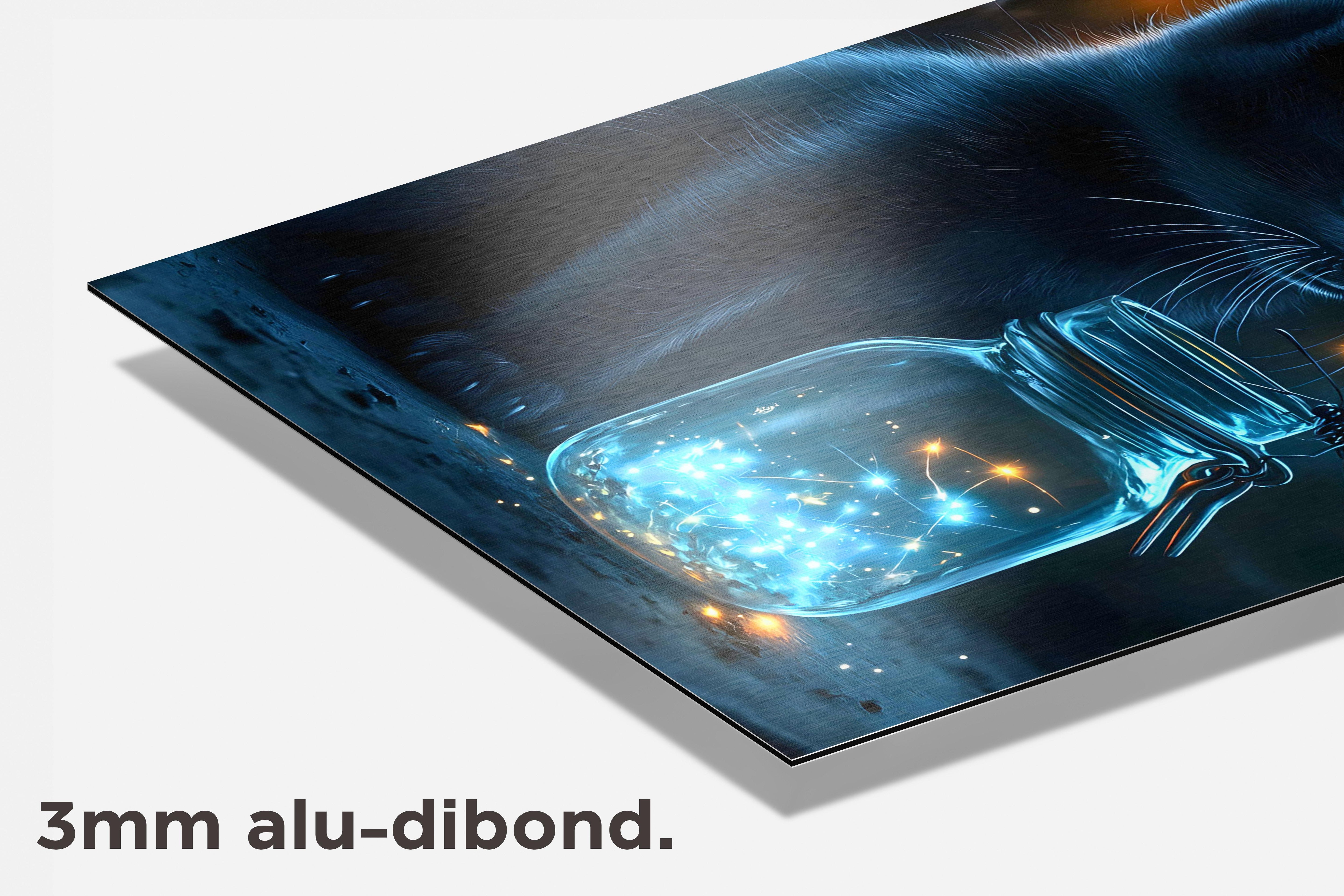 Kat Vlinder dibond detail