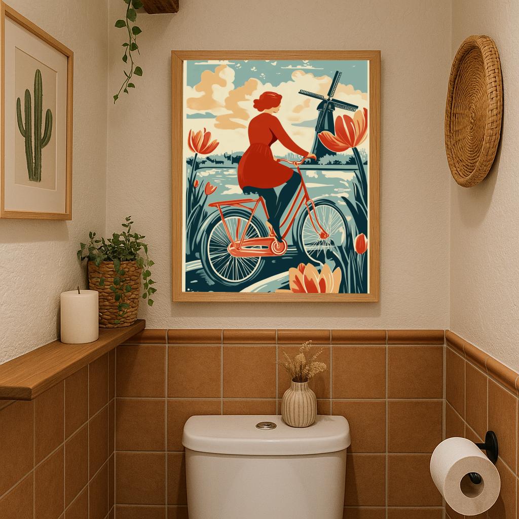 Vintage Netherlands poster sfeerbeeld 2