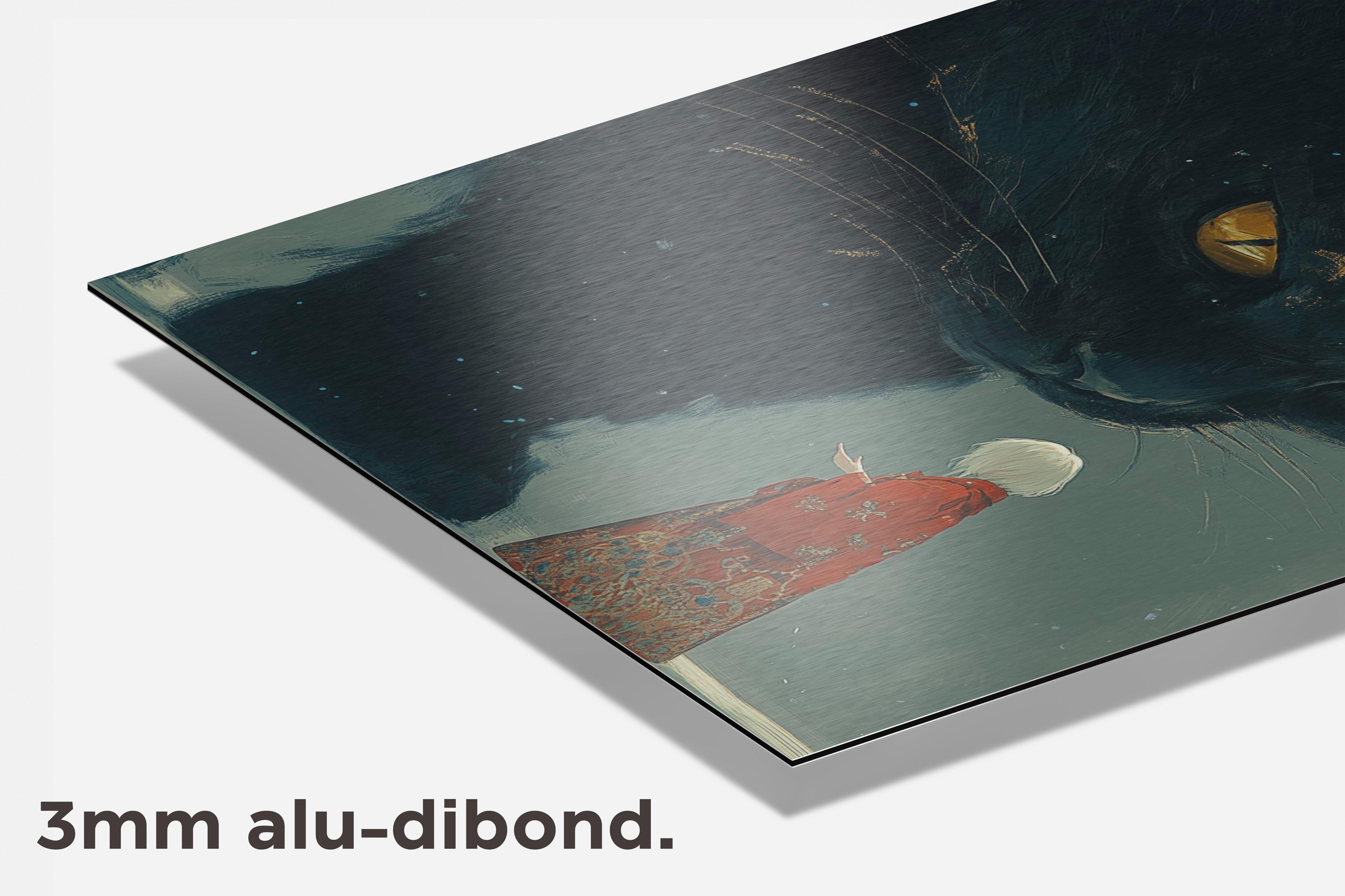 Reuzenkat dibond detail