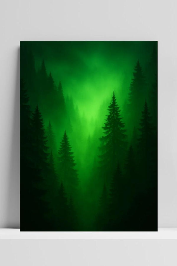 Affiche Green Forest Mystical