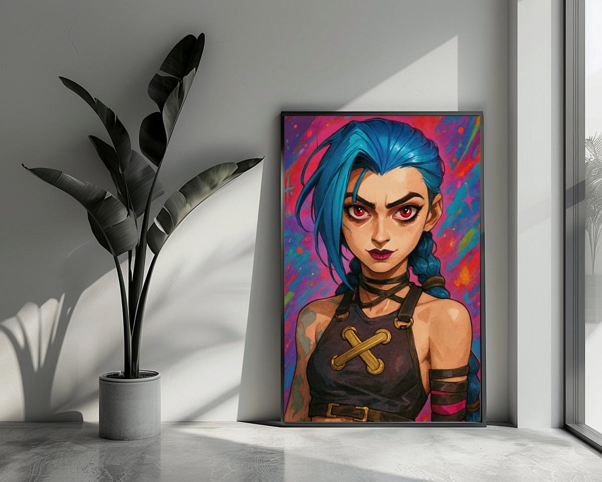 Jinx League of Legends poster van 25 Artstreet