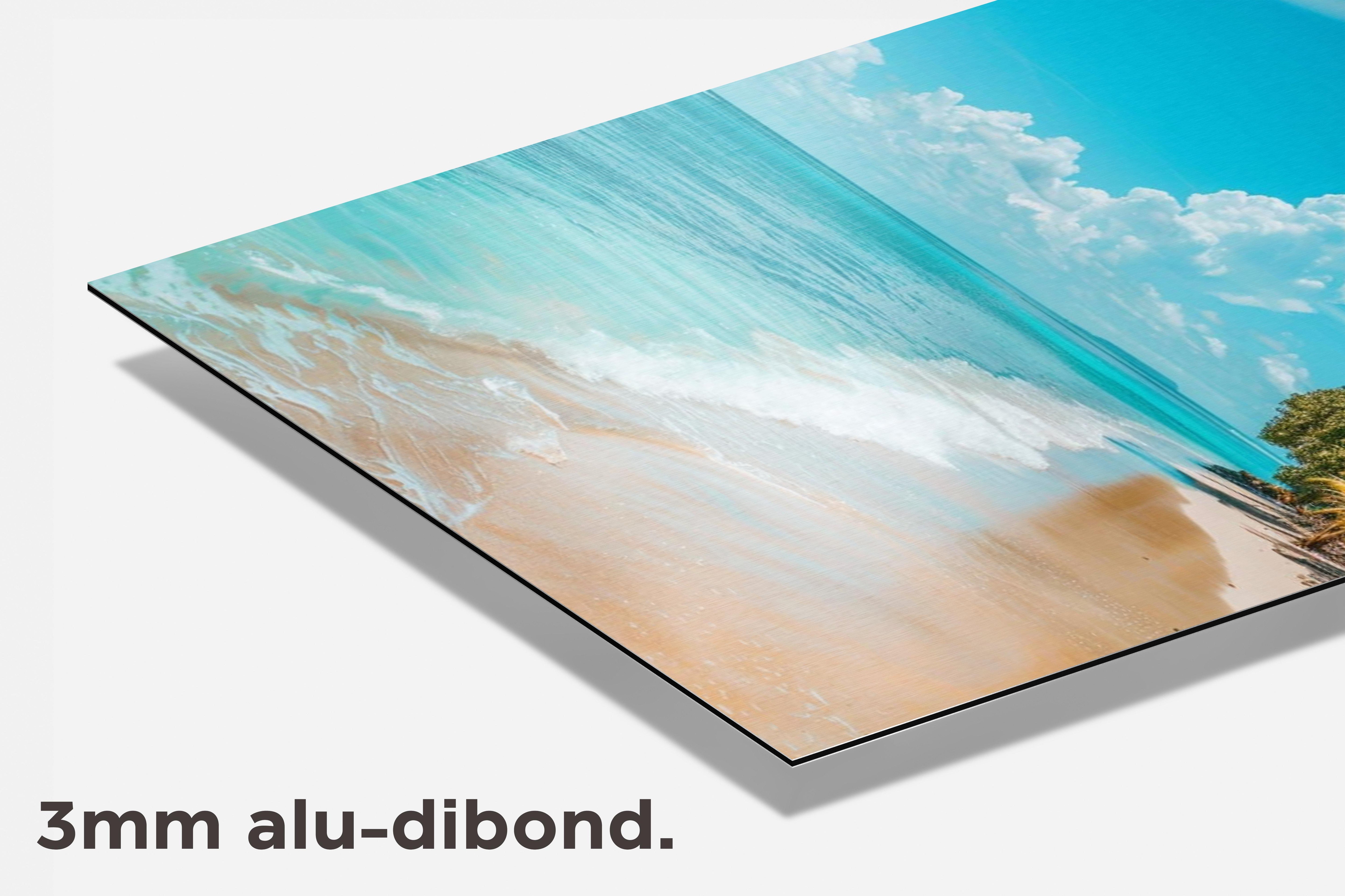 Tropisch Strand dibond detail