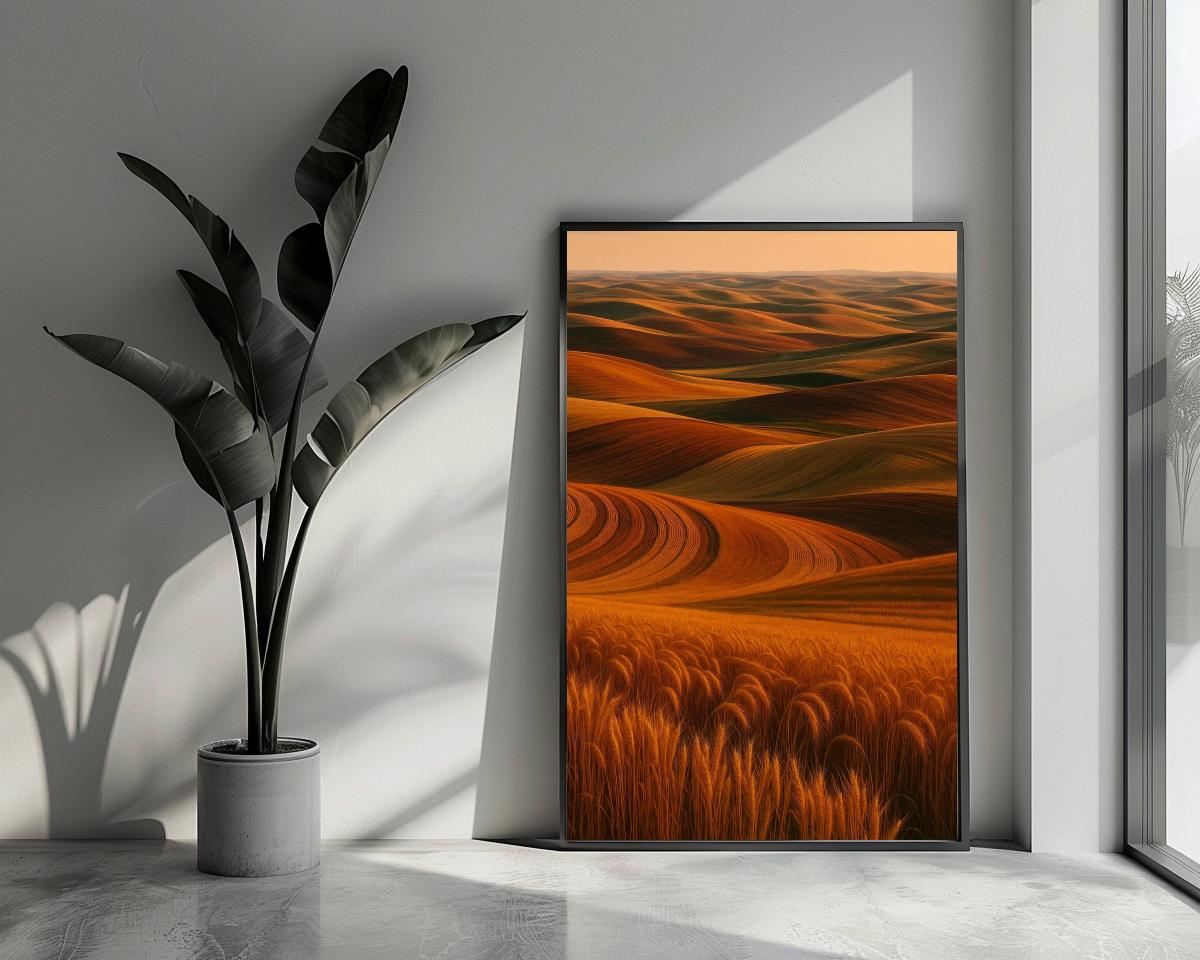 Wheat Field Farm poster van 25 Artstreet