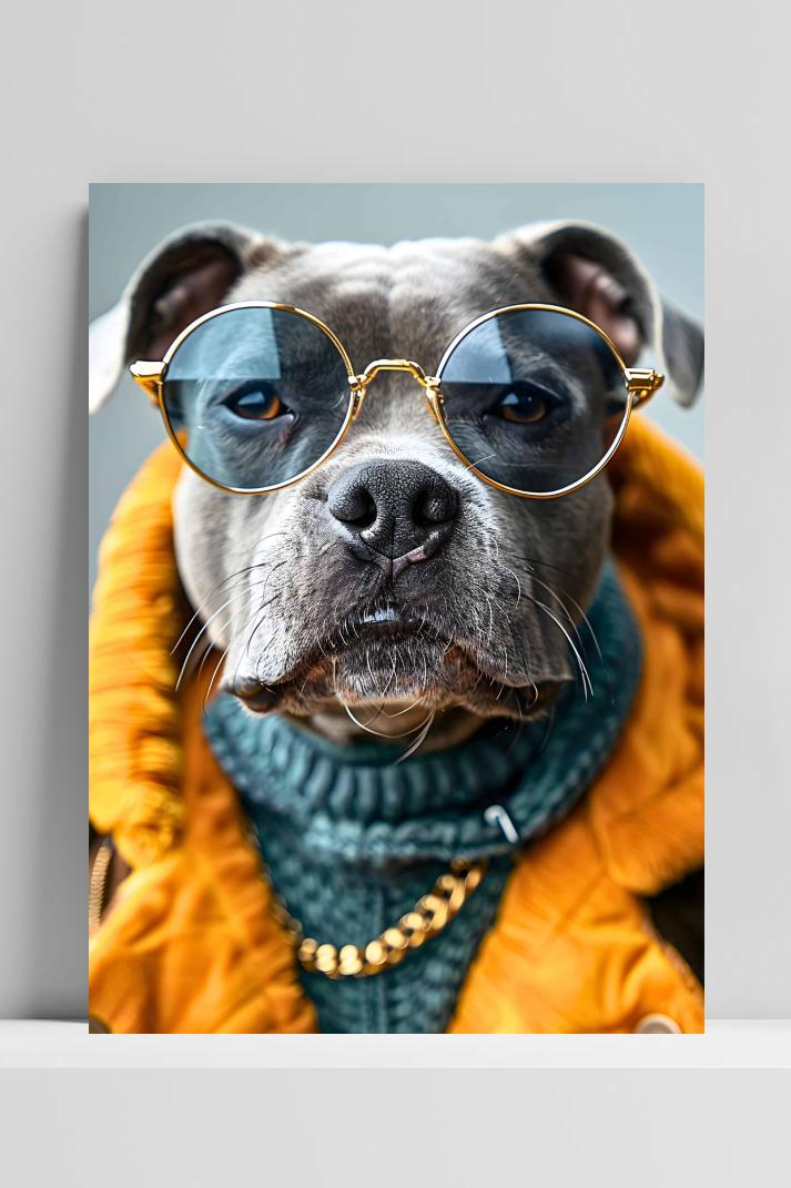 Hond Mode op 3mm aluminium dibond