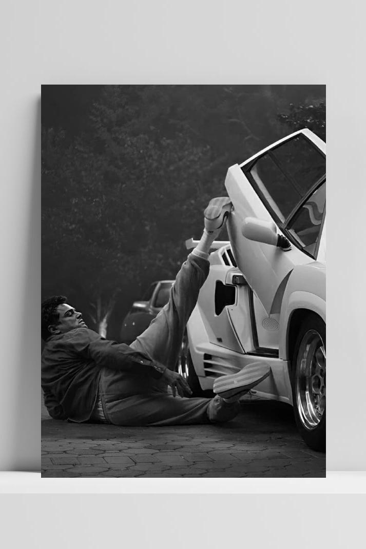 Wolf of wallstreet Quaaludes op 3mm aluminium dibond