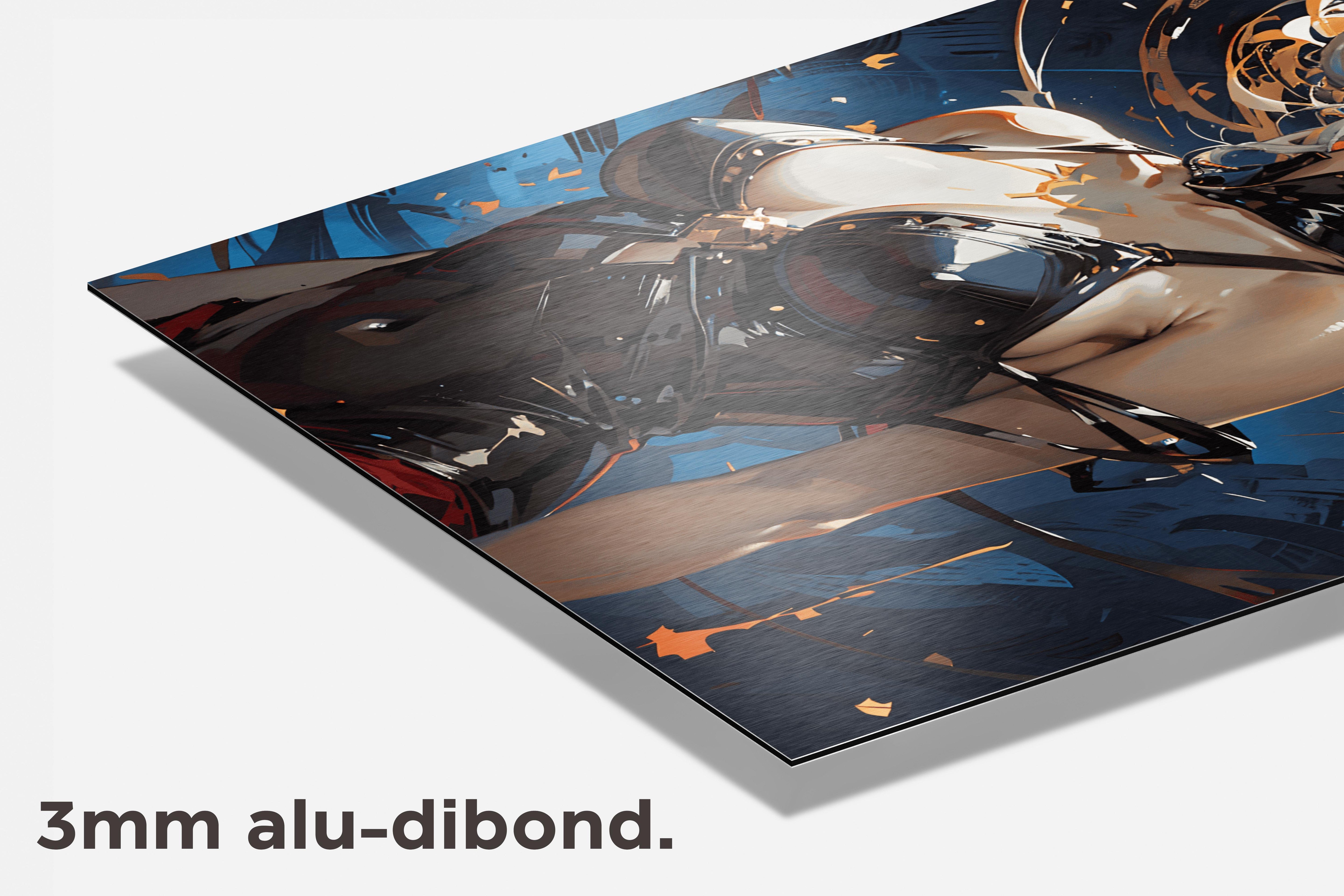 Anime Meid dibond detail
