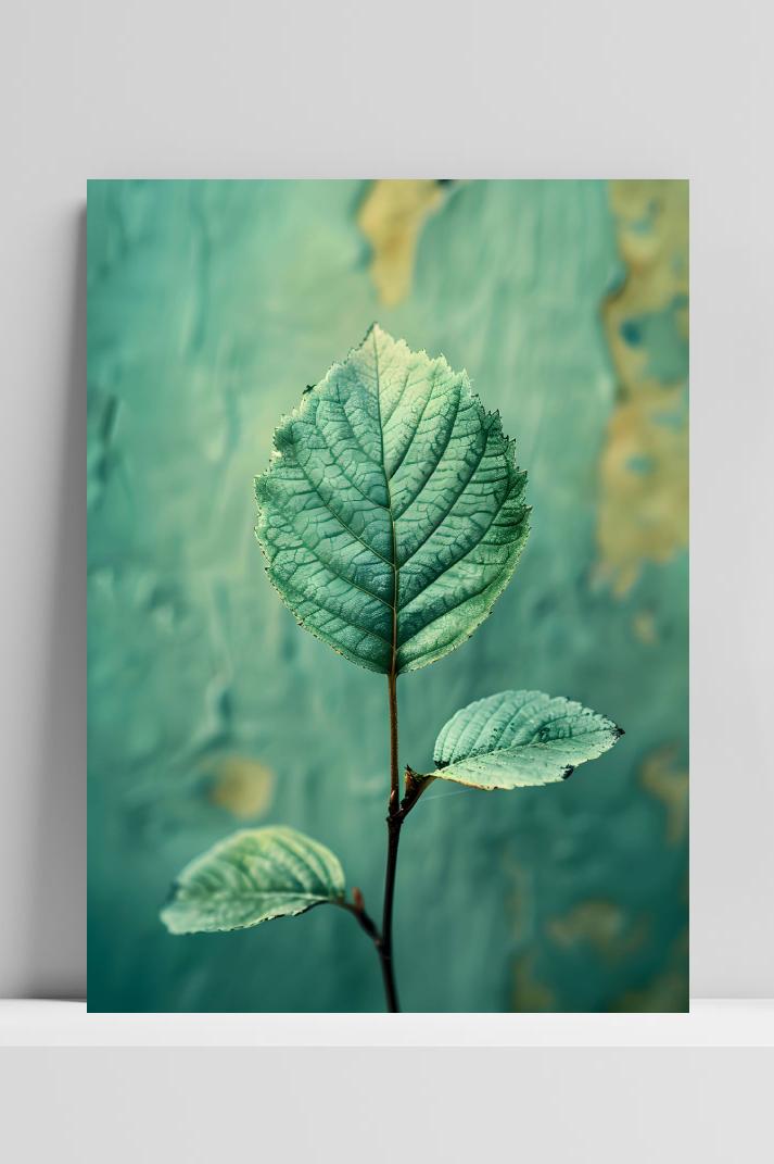 Blad op 3mm aluminium dibond