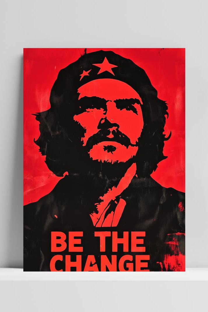 Be the Change op 3mm aluminium dibond