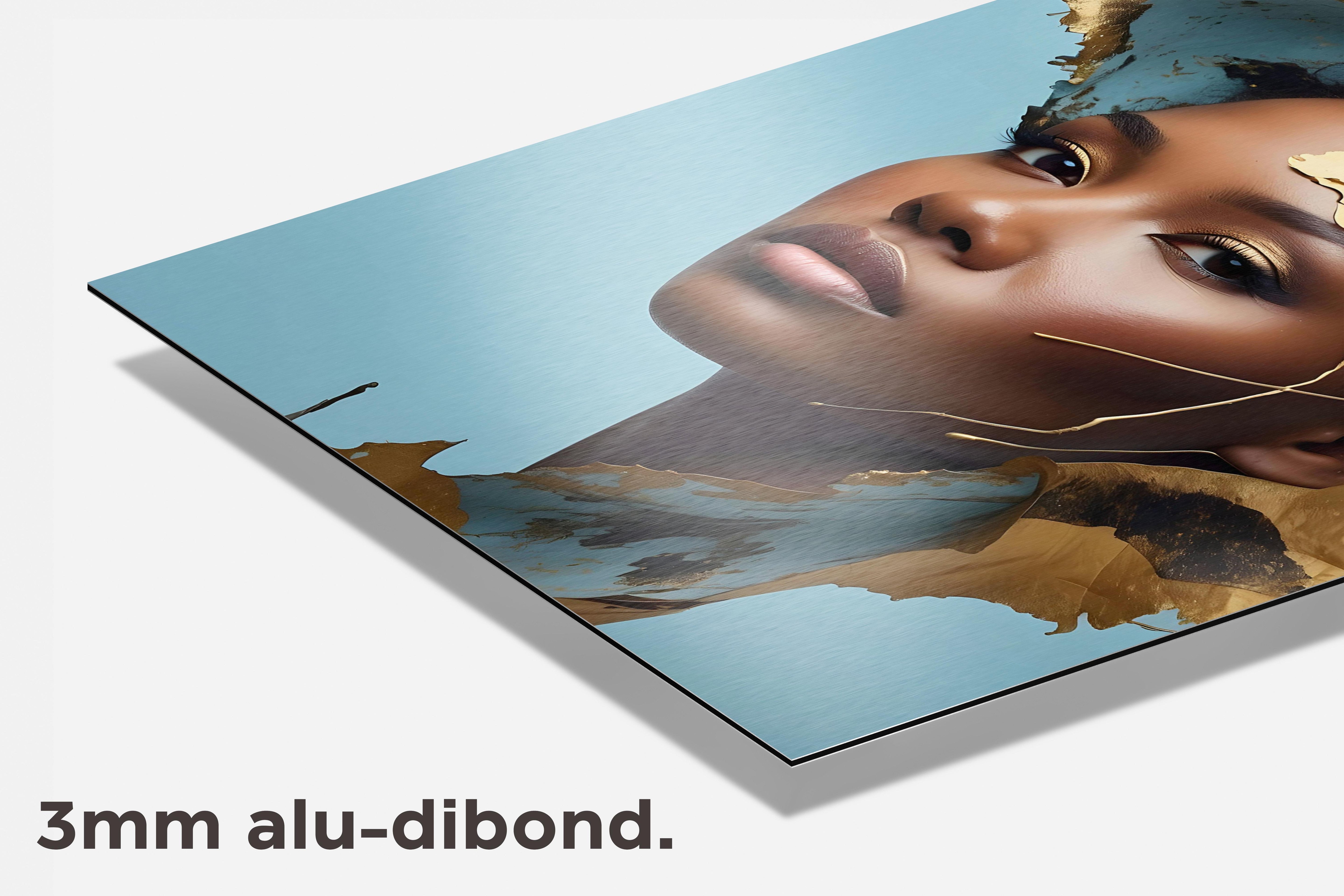 Vrouw Esthetiek dibond detail