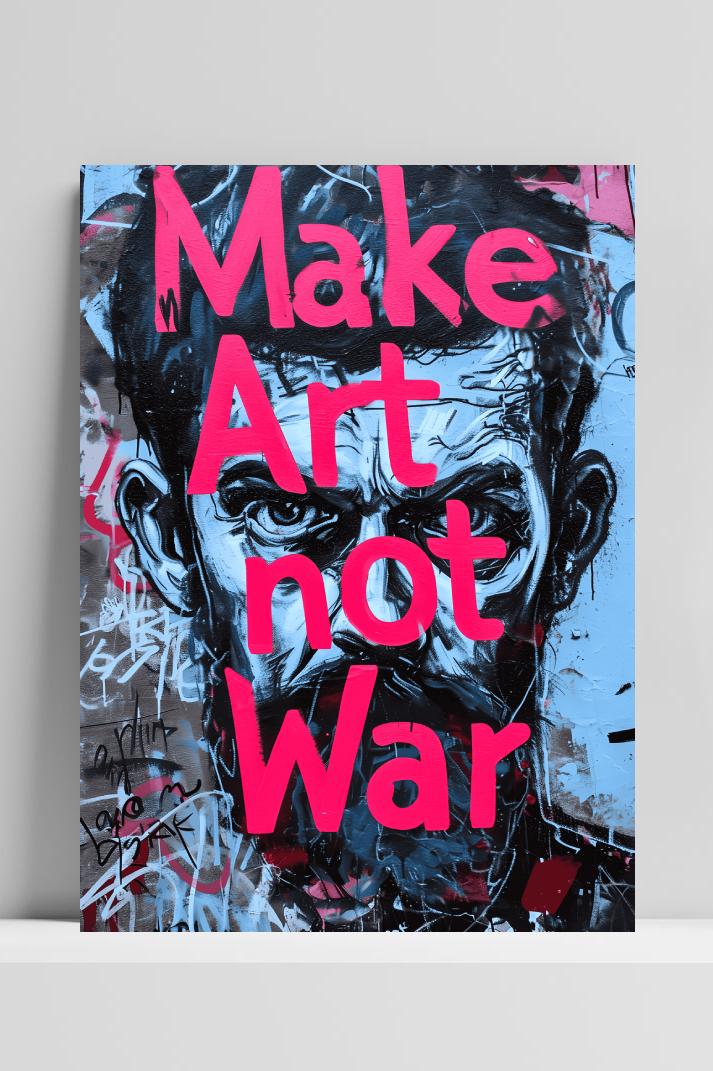 Make Art op 3mm aluminium dibond