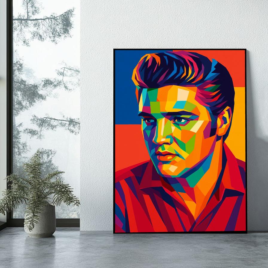 Elvis Presley Pop Art poster sfeerbeeld 1