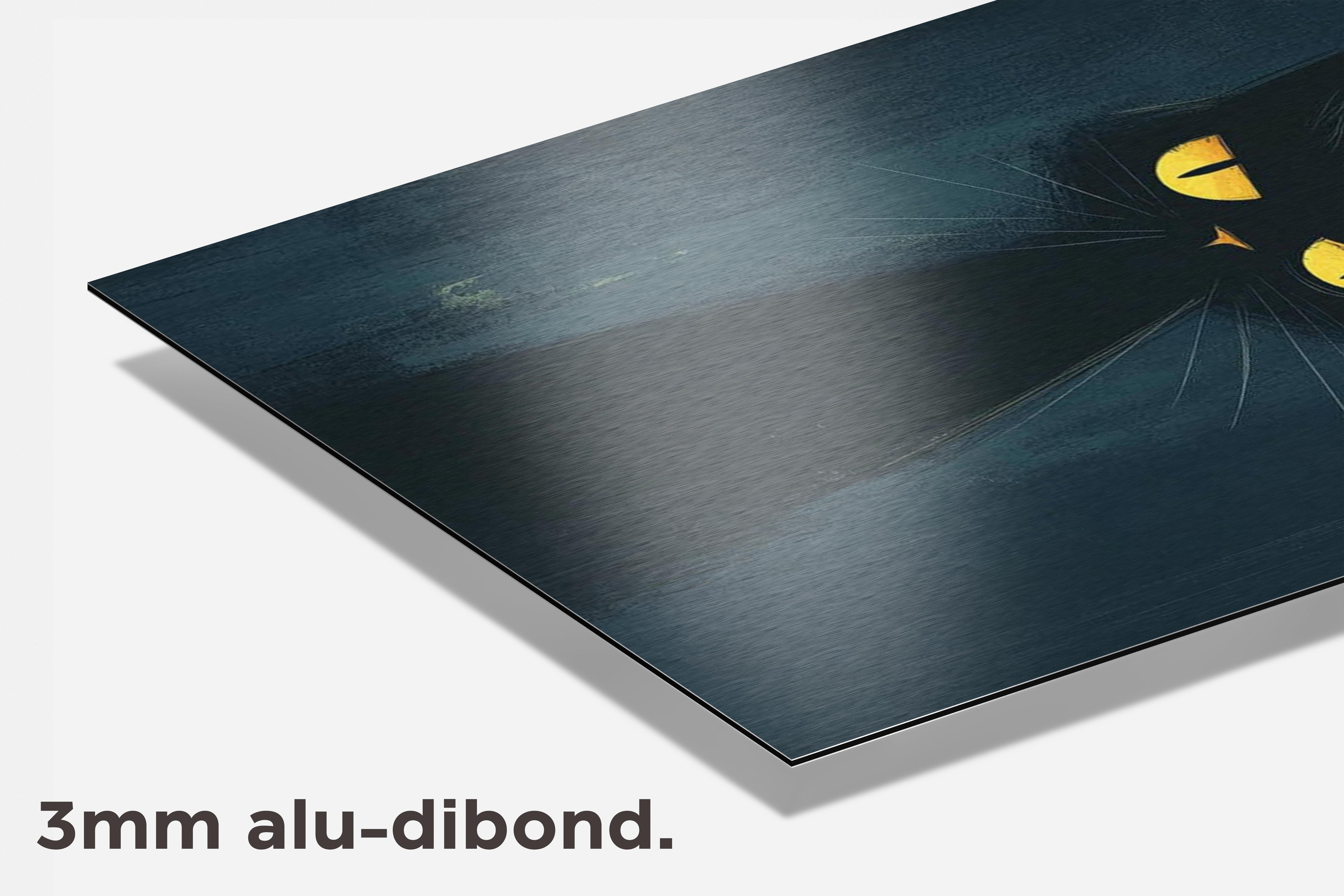 Kat Aquarel dibond detail