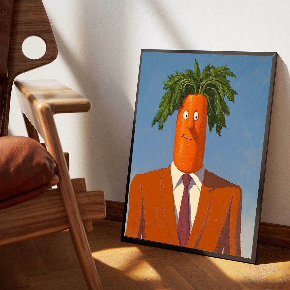 Carrot Suit poster van 25 Artstreet