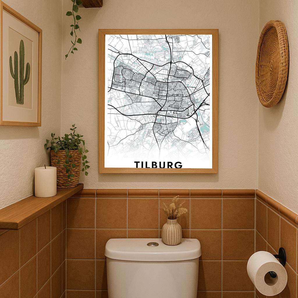 Tilburg Blauw poster sfeerbeeld 3
