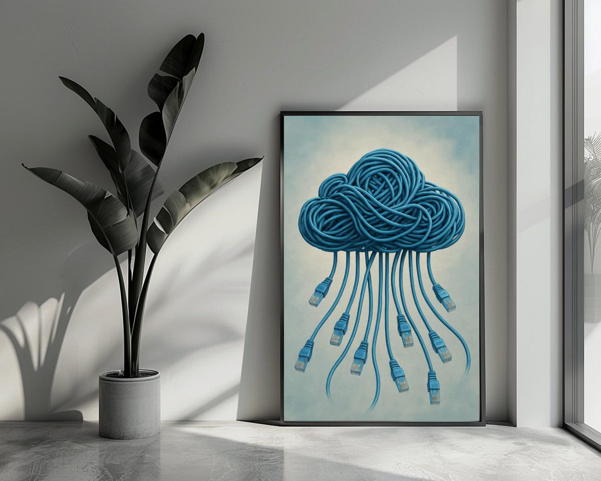 Internet Cables poster van 25 Artstreet