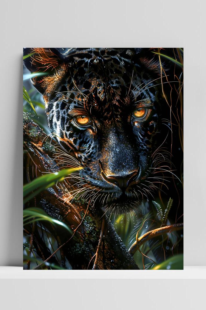 Jaguar op 3mm aluminium dibond