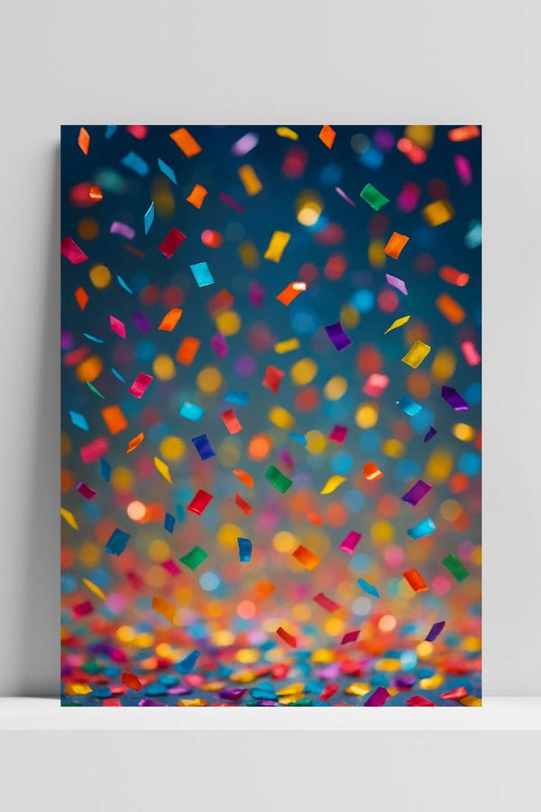 Confetti Colorful Party Celebration poster