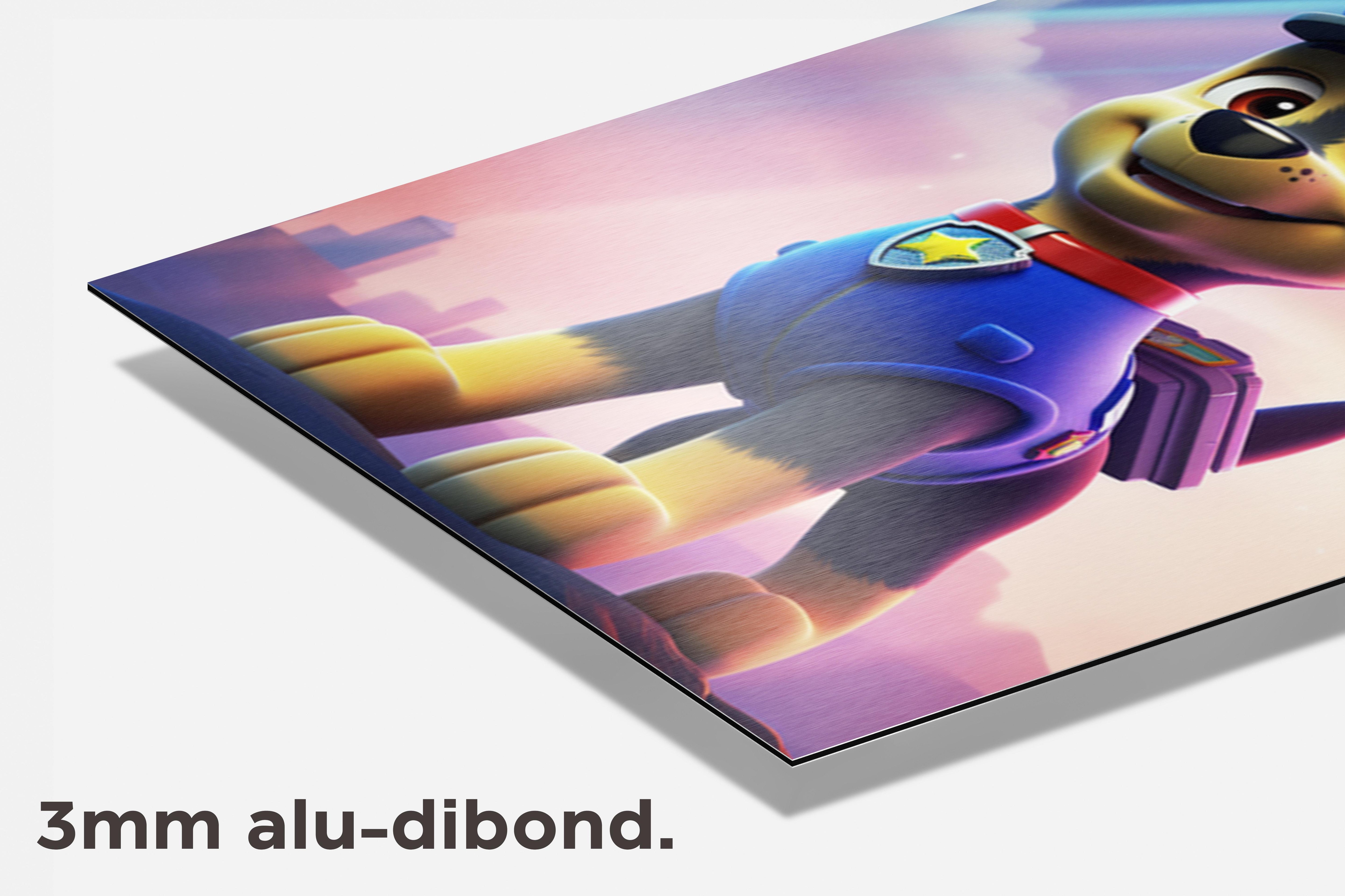 Paw Patrol dibond detail