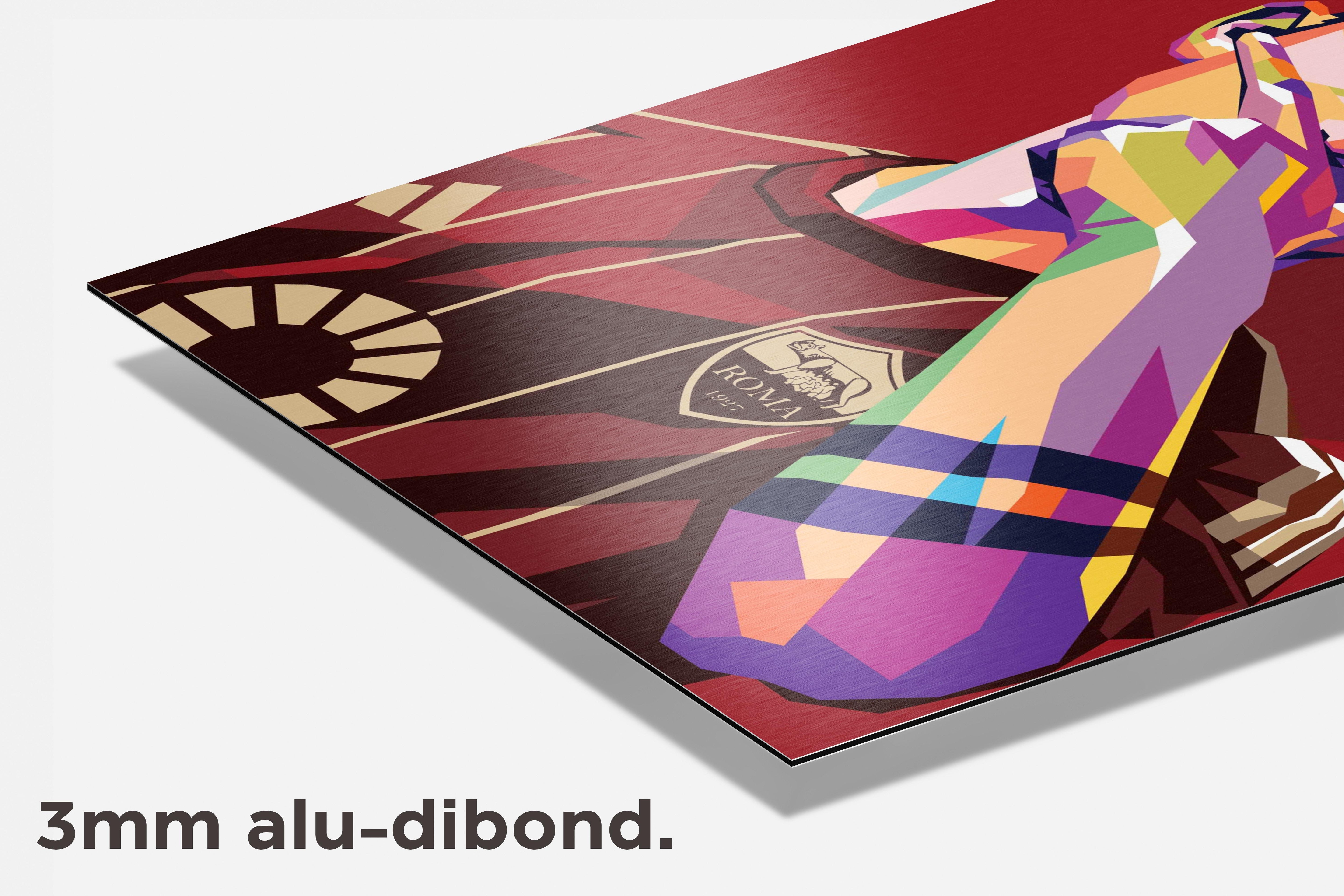 Paulo Dybala dibond detail