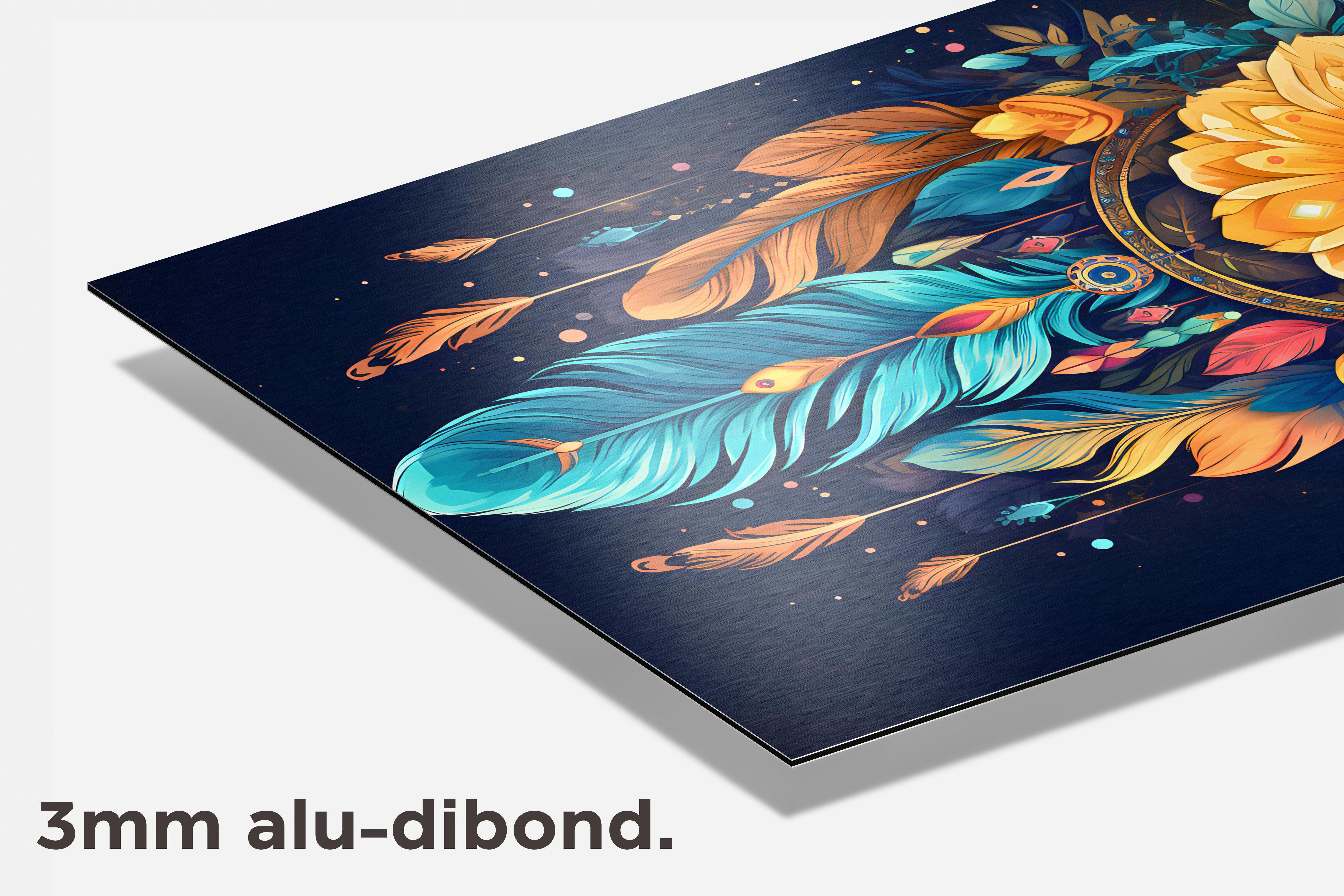 Bloemendromenvanger dibond detail