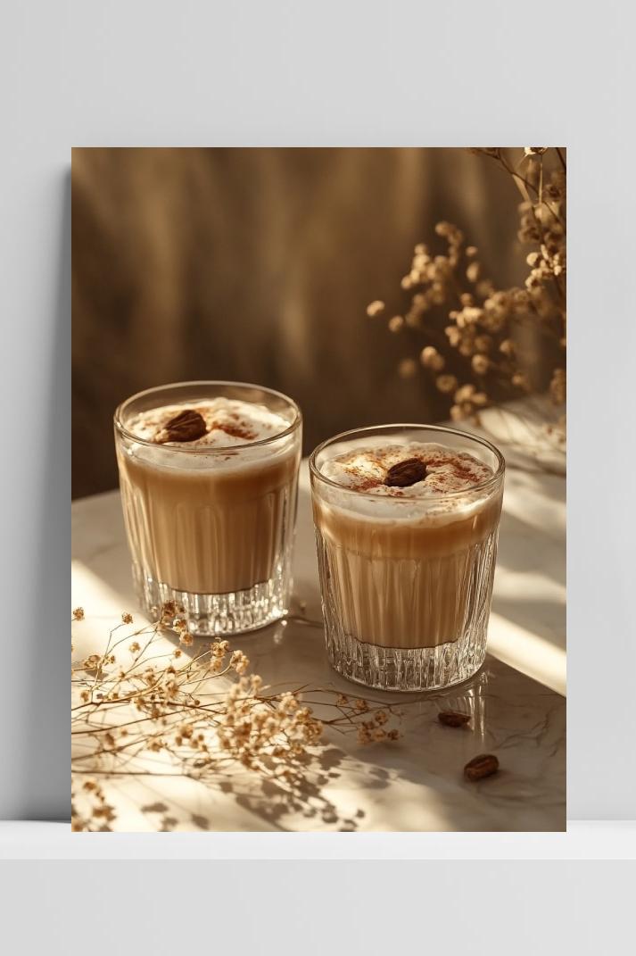 Coffee Latte Cozy Elegant en un interior
