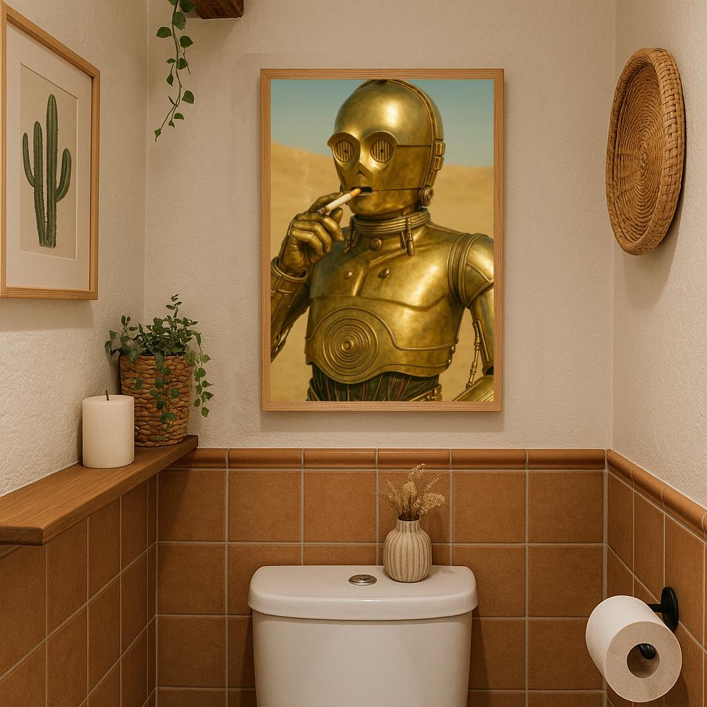 C-3PO Cigarette Star Wars poster sfeerbeeld 3