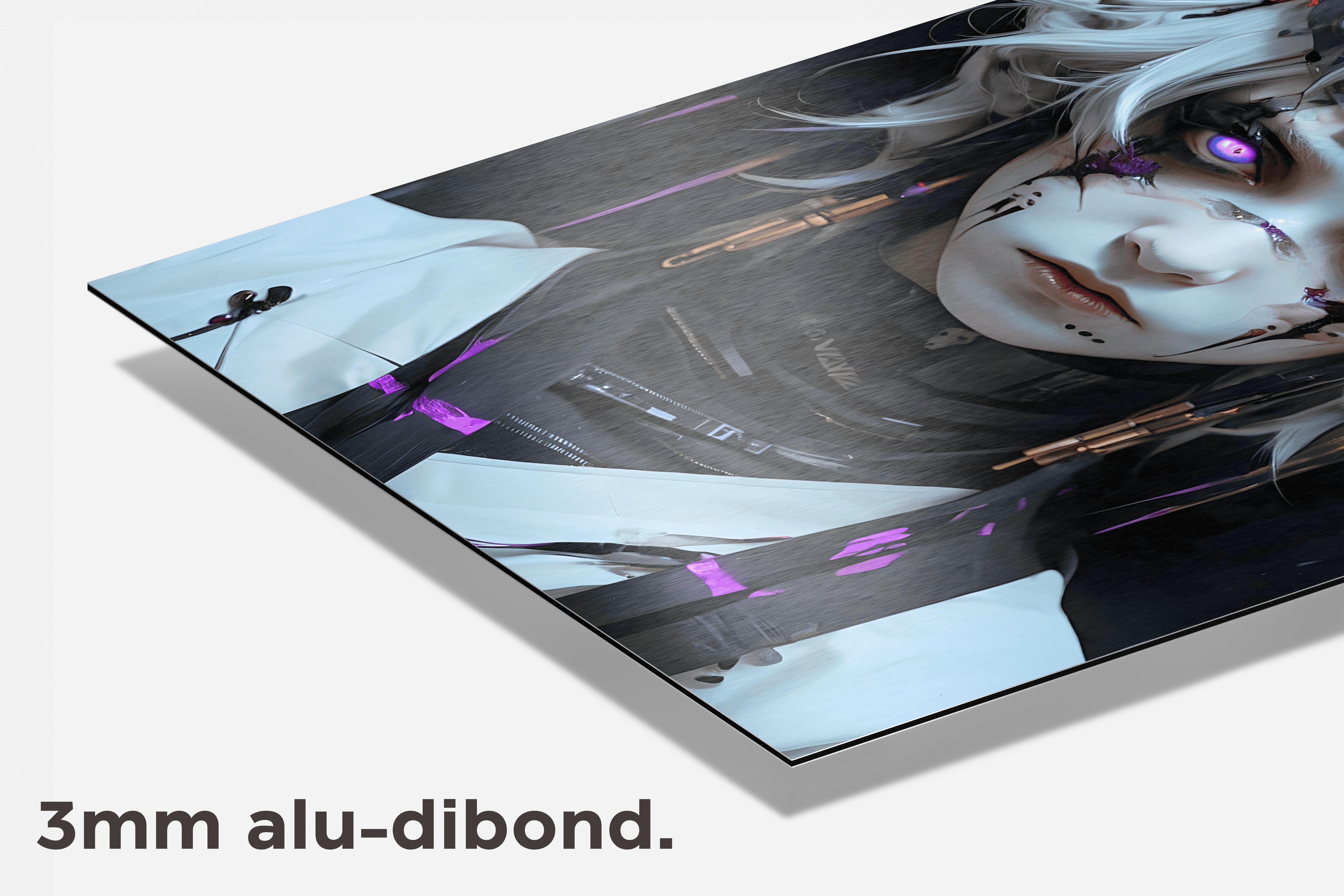 Demon Ogen dibond detail