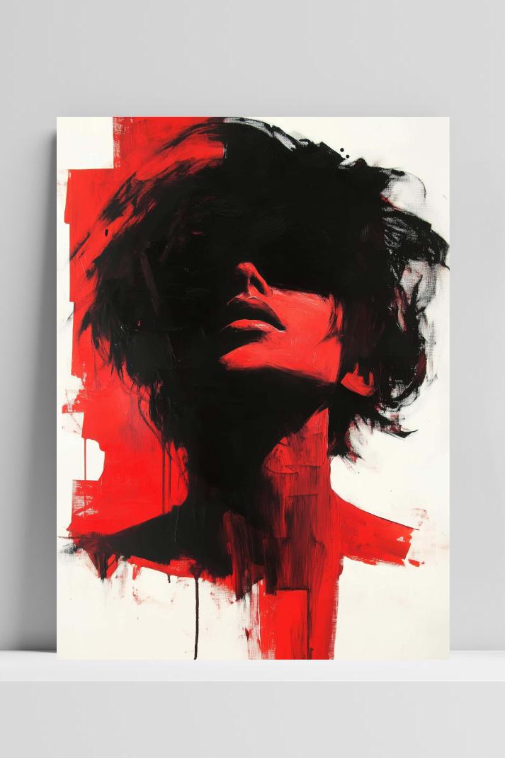 Man Aquarel op 3mm aluminium dibond