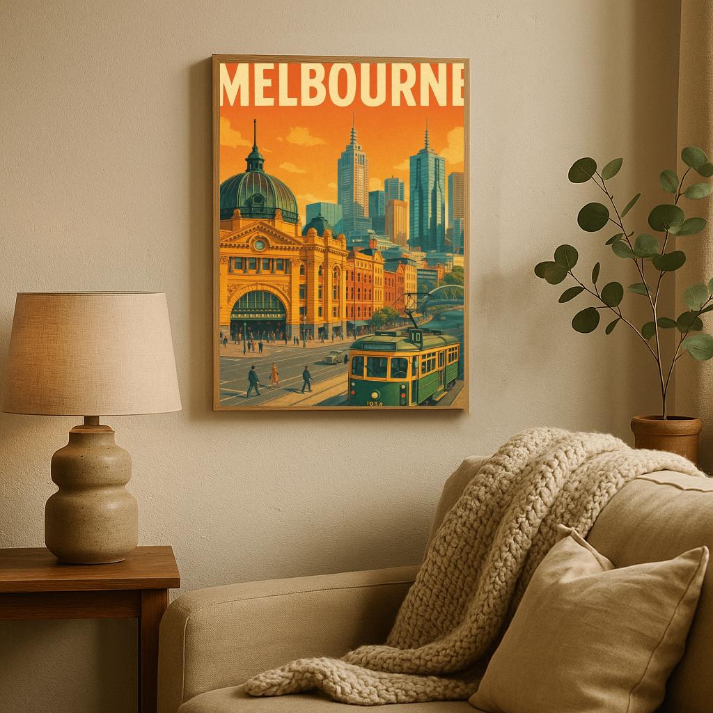 Melbourne Art Text poster sfeerbeeld 2