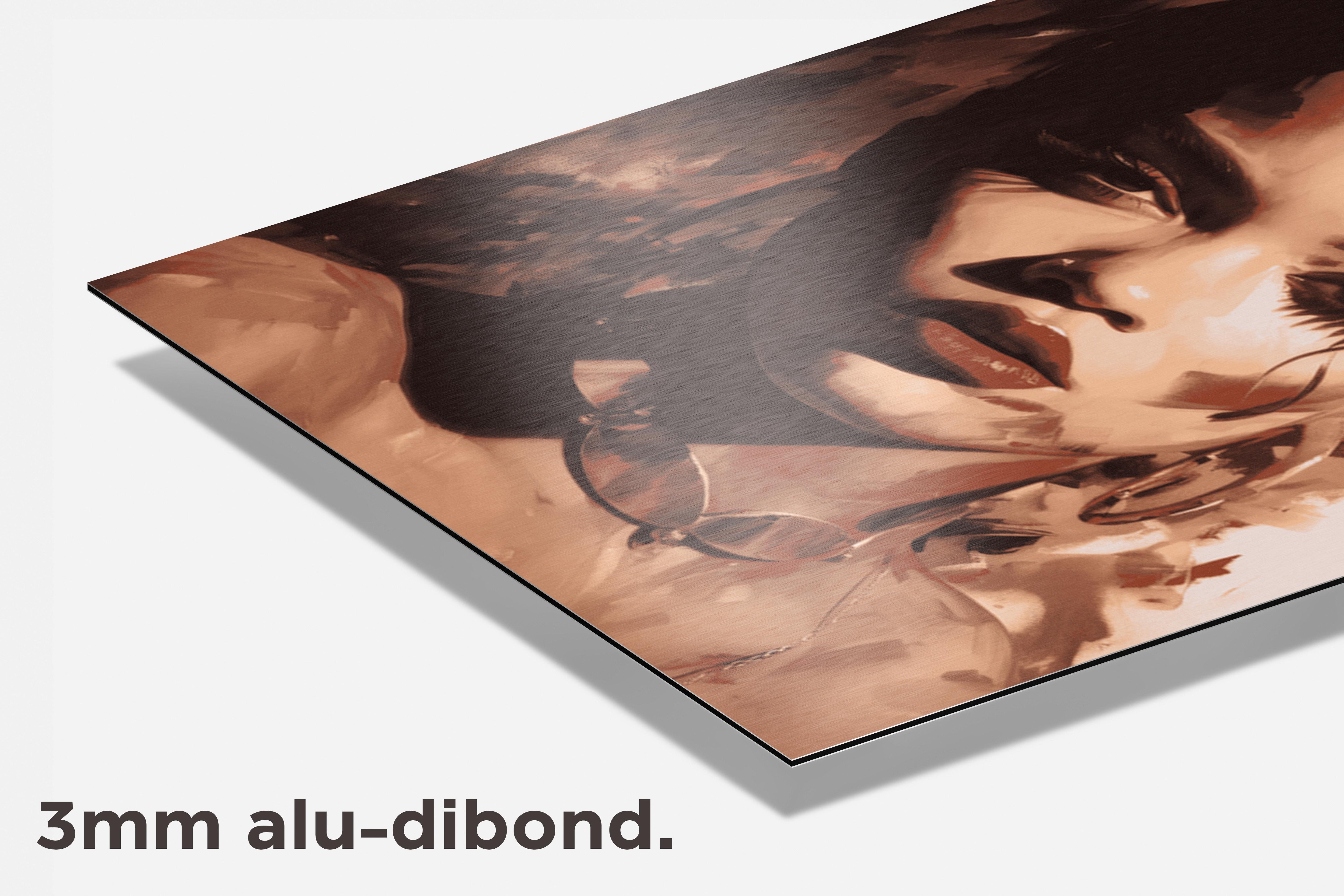 Rihanna Navy dibond detail