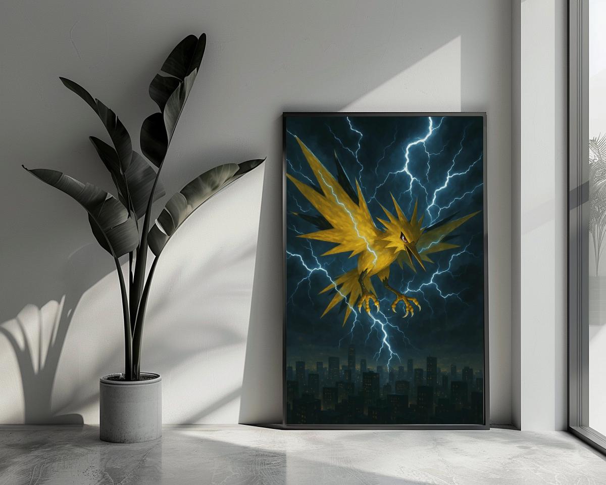 Zapdos Pokemon poster van 25 Artstreet