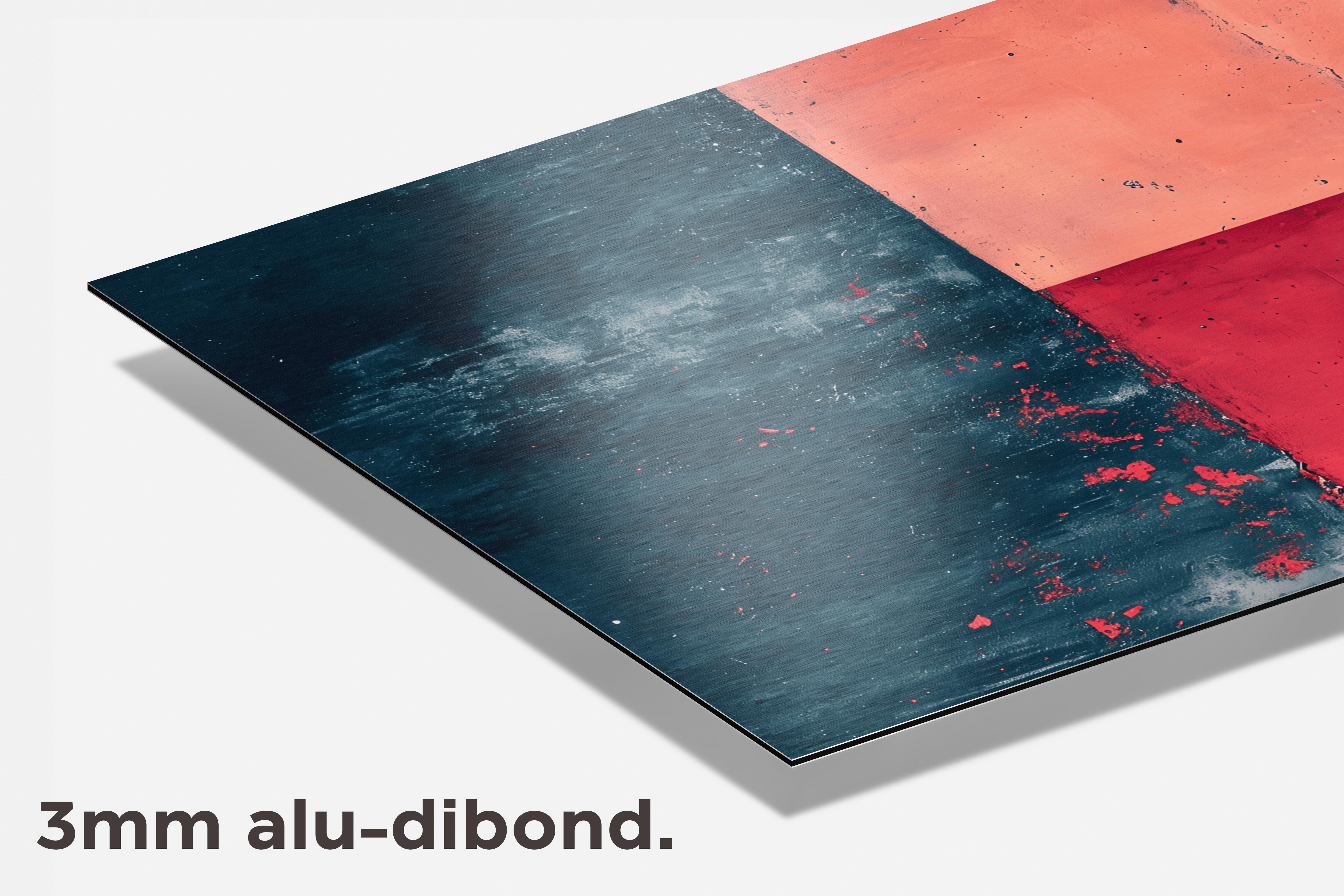 Muur Abstract dibond detail