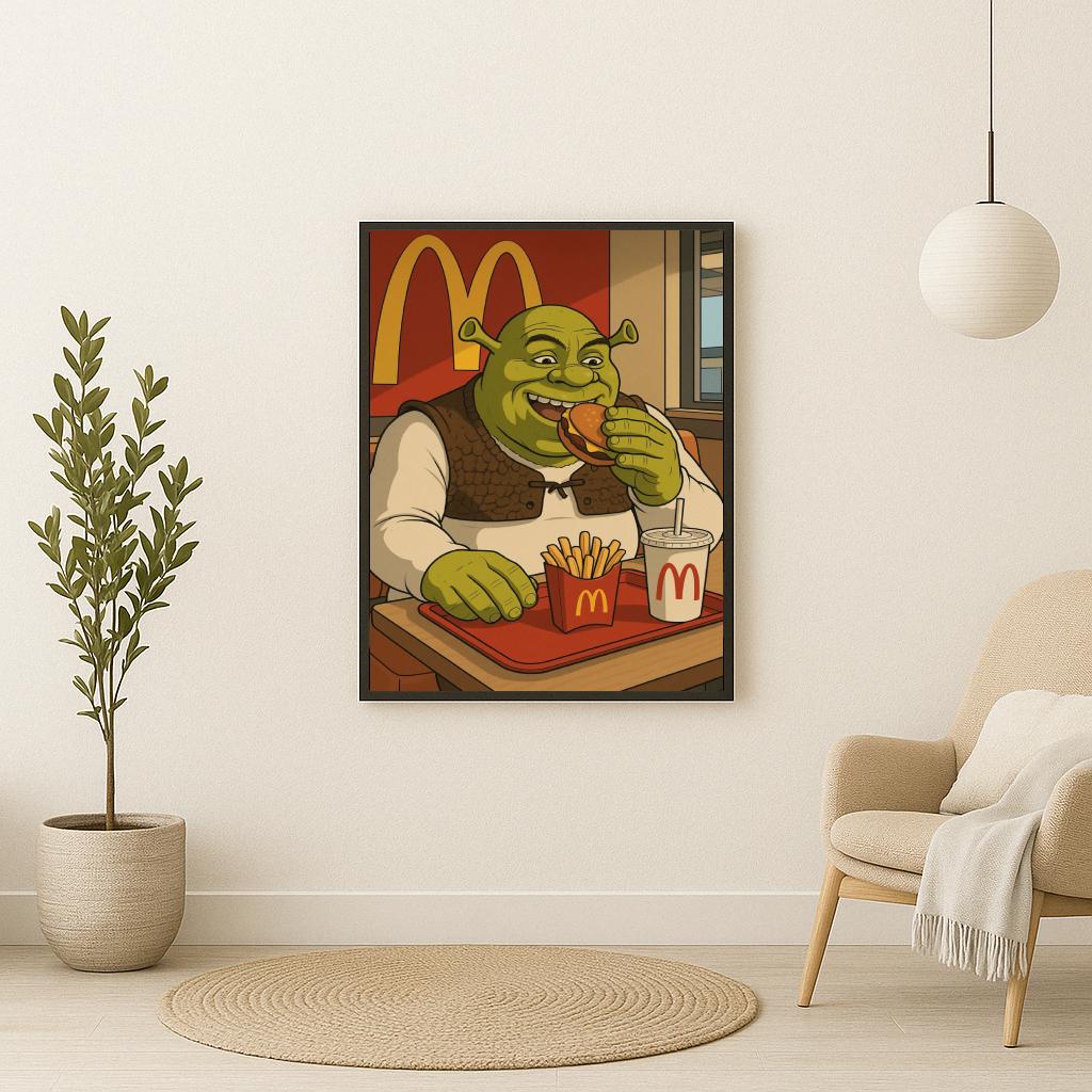 Shrek McDonald's poster sfeerbeeld 2