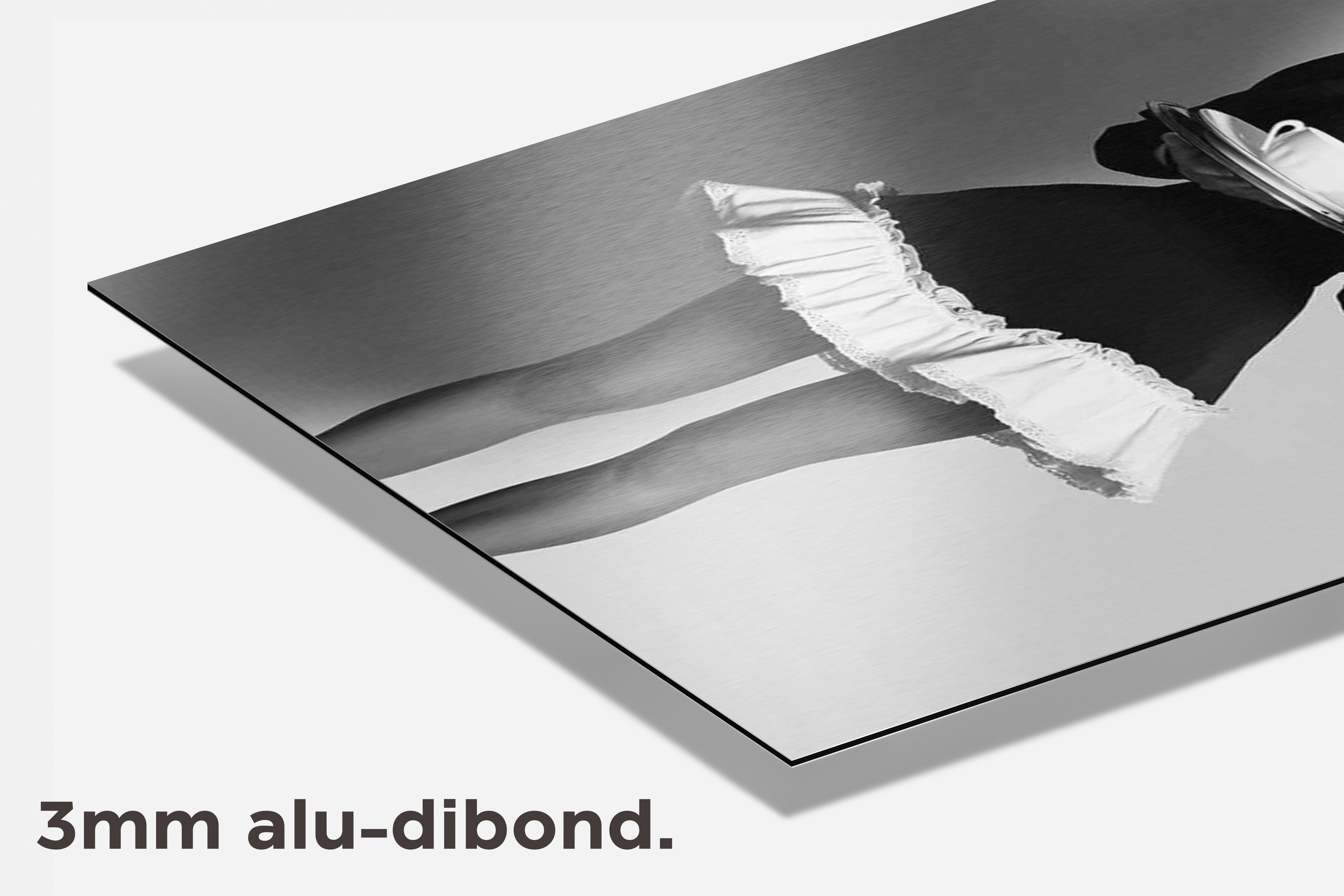 Franse Dienstmeid dibond detail
