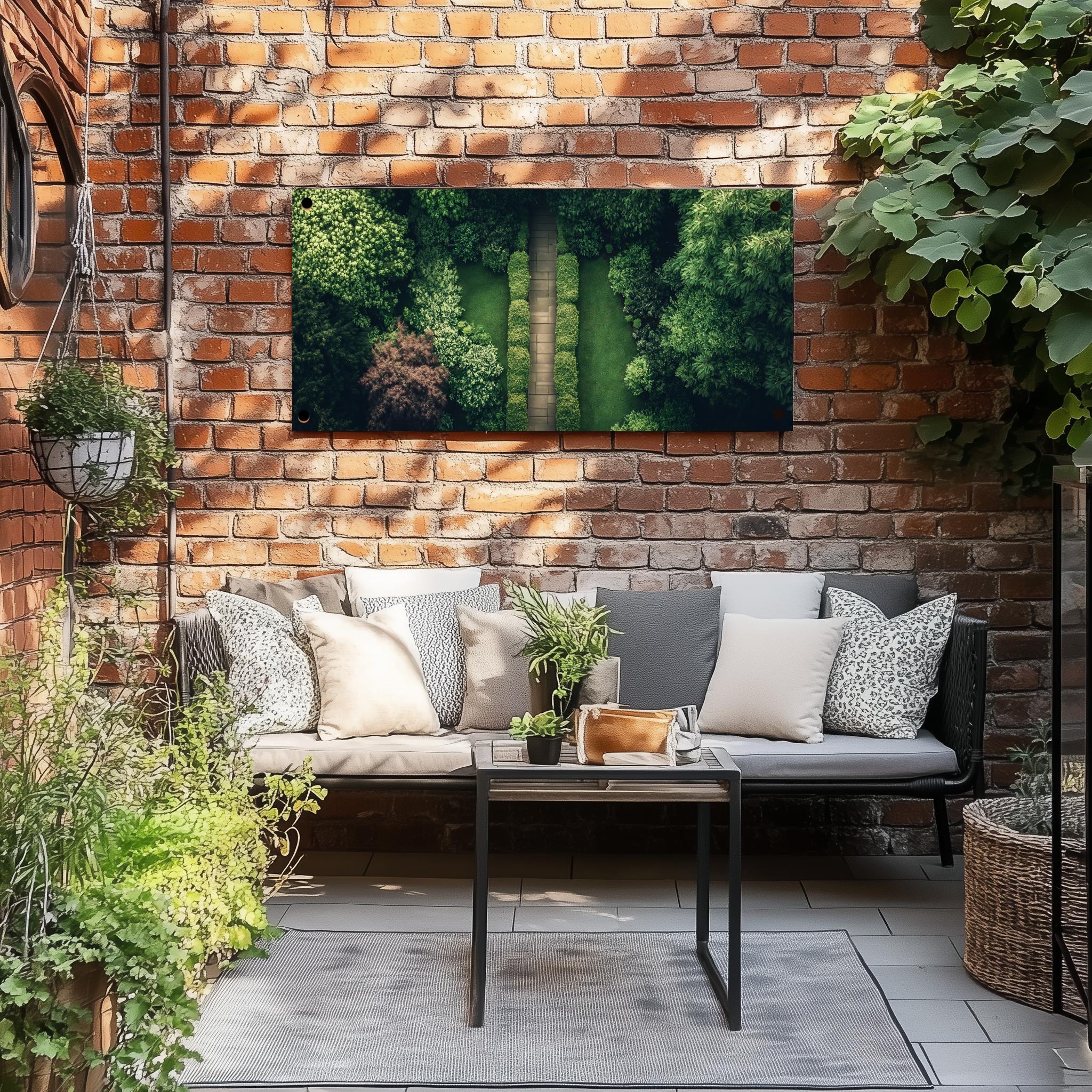 Tuinposter Groene Planten sfeerbeeld 3